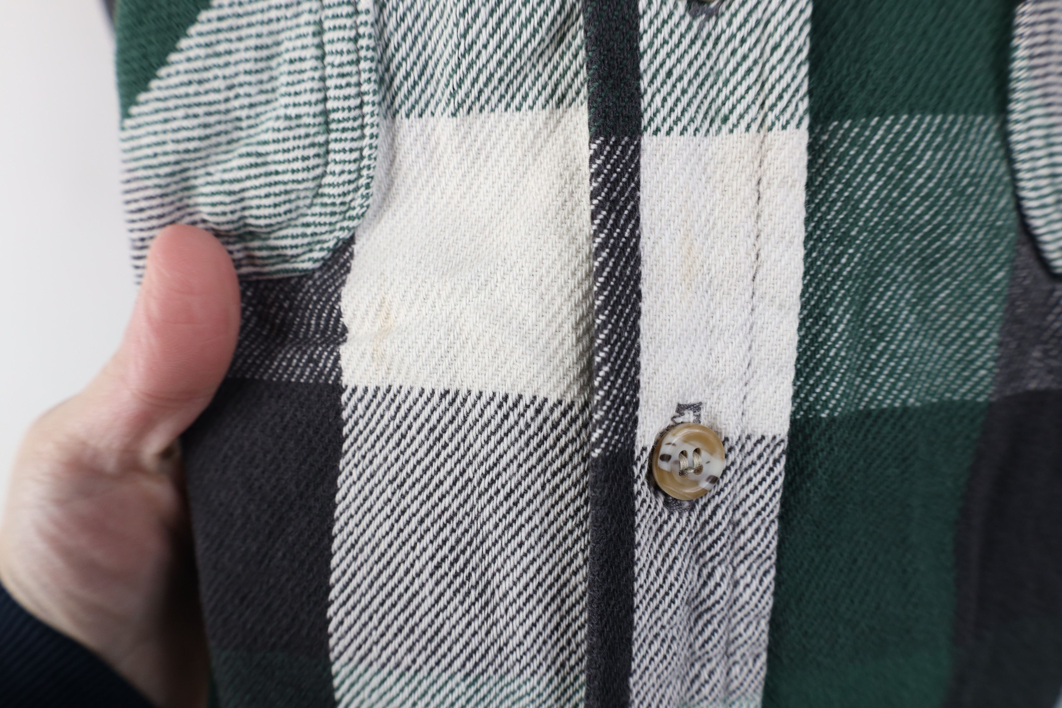Vintage Vintage 90s Streetwear Flannel Button Shirt Plaid Size US XL / EU 56 / 4 - 7 Thumbnail