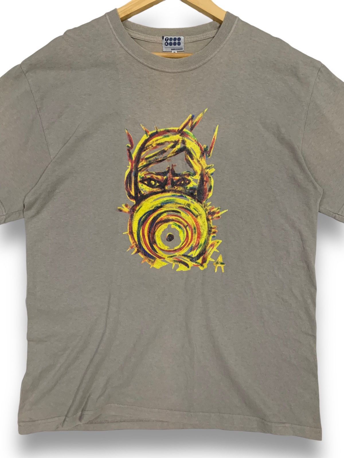 Takeo Kikuchi Vintage Y2K Takeo Kikuchi Faded Graphic Printed T-shirt Size US M / EU 48-50 / 2 - 3 Thumbnail