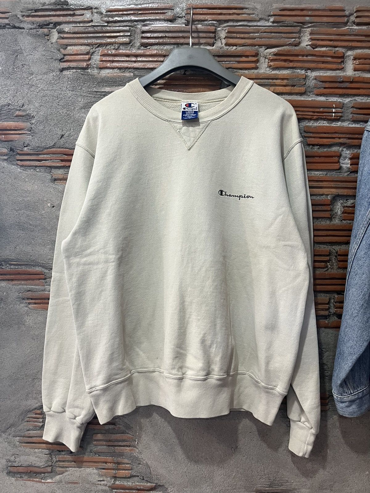 Champion Vintage Champion 90’s V neck Sweater Shirt Size US L / EU 52-54 / 3 - 2 Thumbnail
