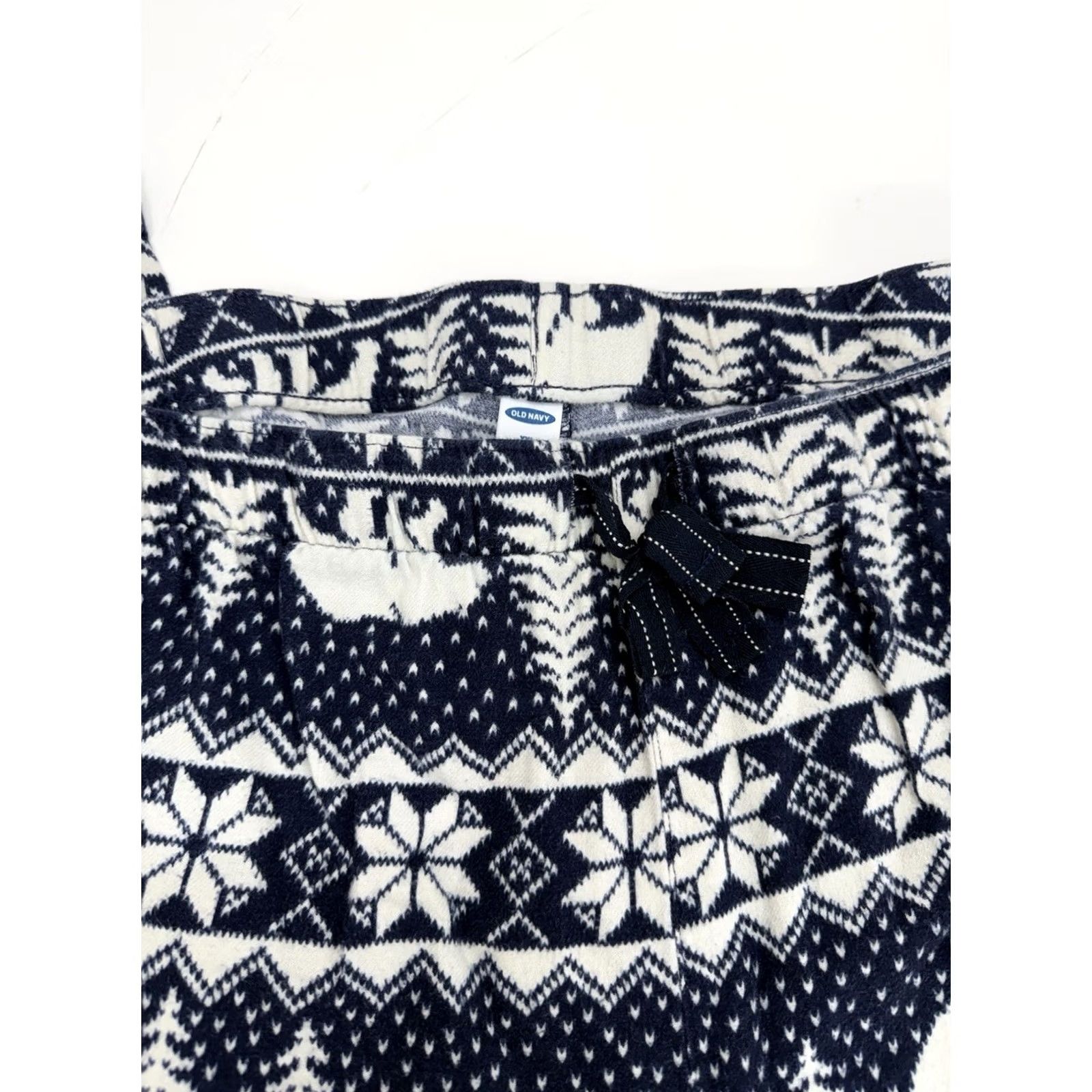 Old Navy Old Navy Pajama Pants XXL Navy Blue Christmas Holiday Pants Women Regular Size 2XL Sleepwear Flannel Cotton Nightwear Christmas Size 40" / US 18 - 2 Thumbnail
