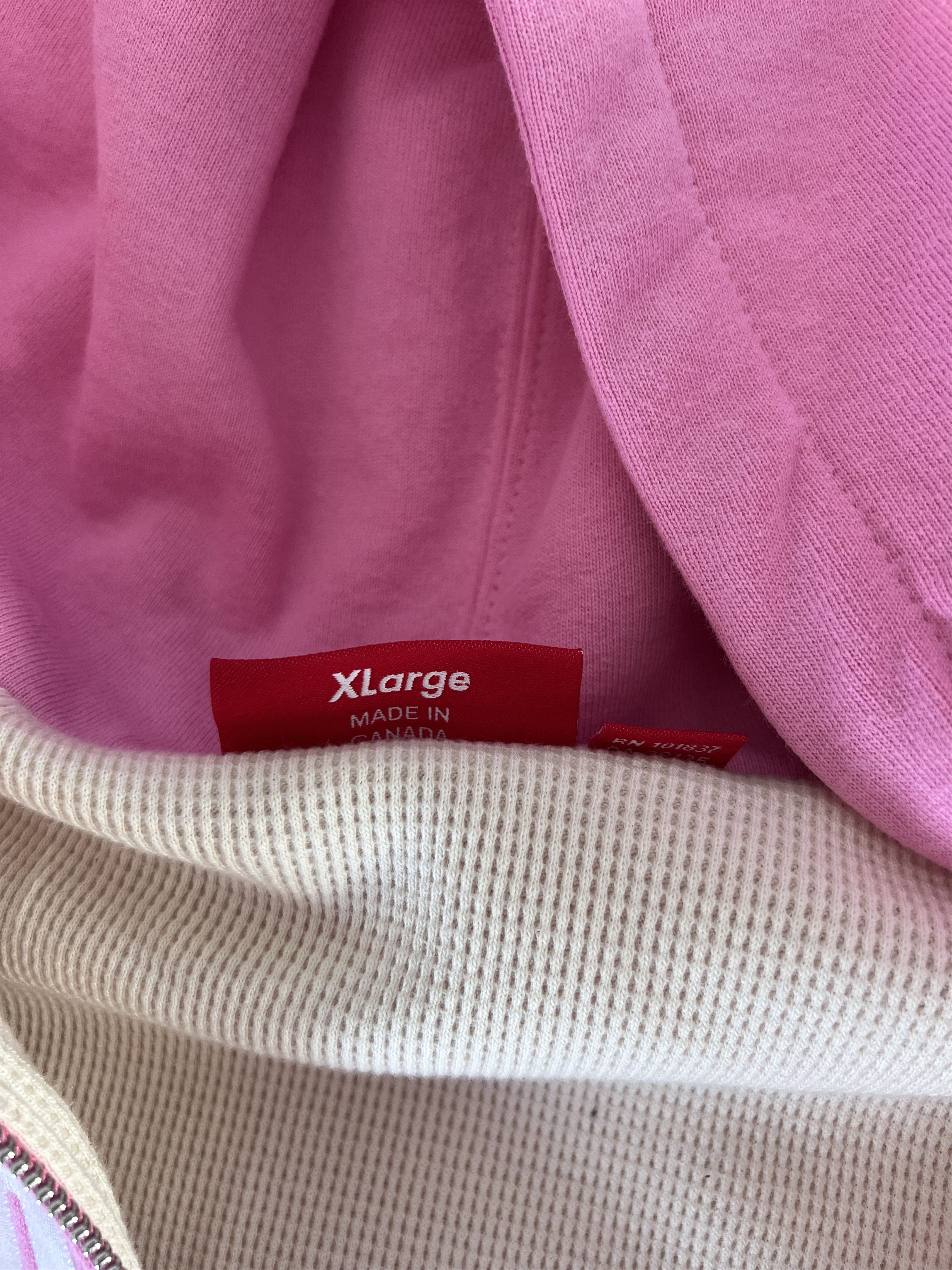 Supreme Suprem Arc Thermal Lined Zip Up Sweatshirt in Pink Size US XL / EU 56 / 4 - 7 Thumbnail