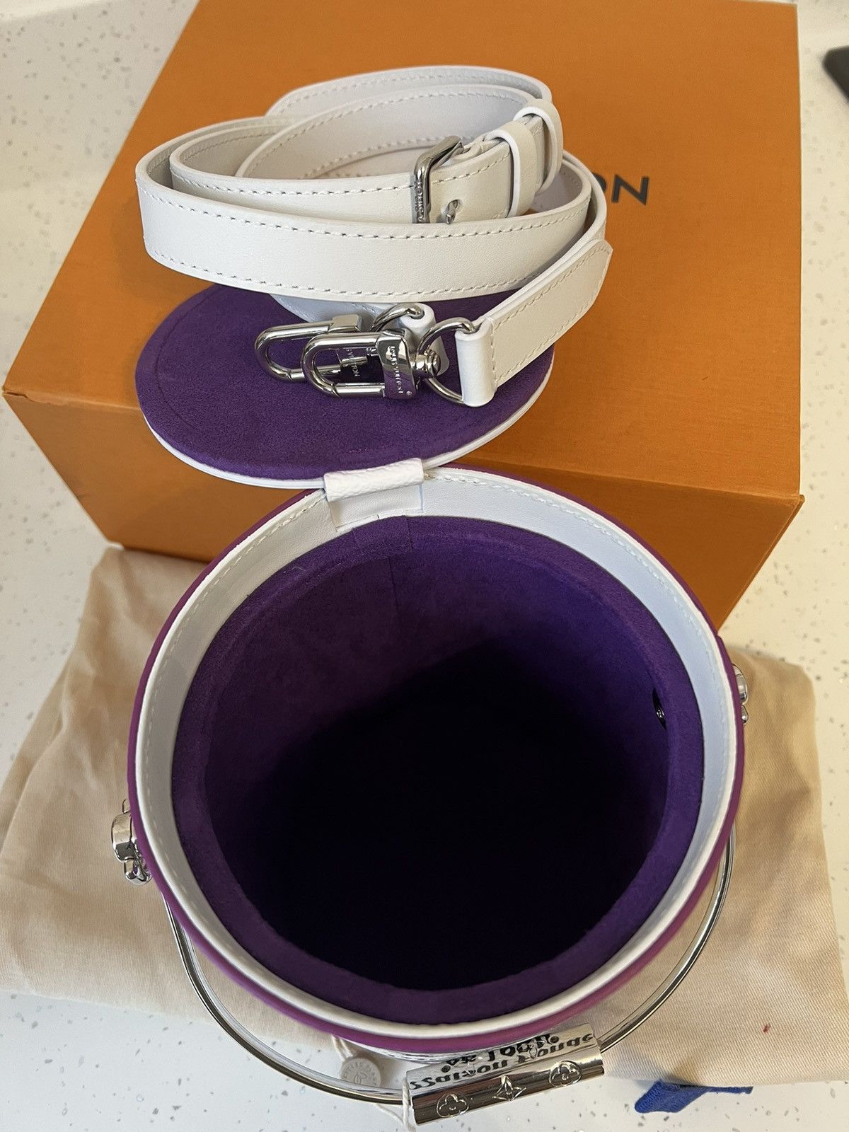 Louis Vuitton Louis Vuitton FW22 Virgil Abloh Paint Can Purple Size ONE SIZE - 10 Thumbnail