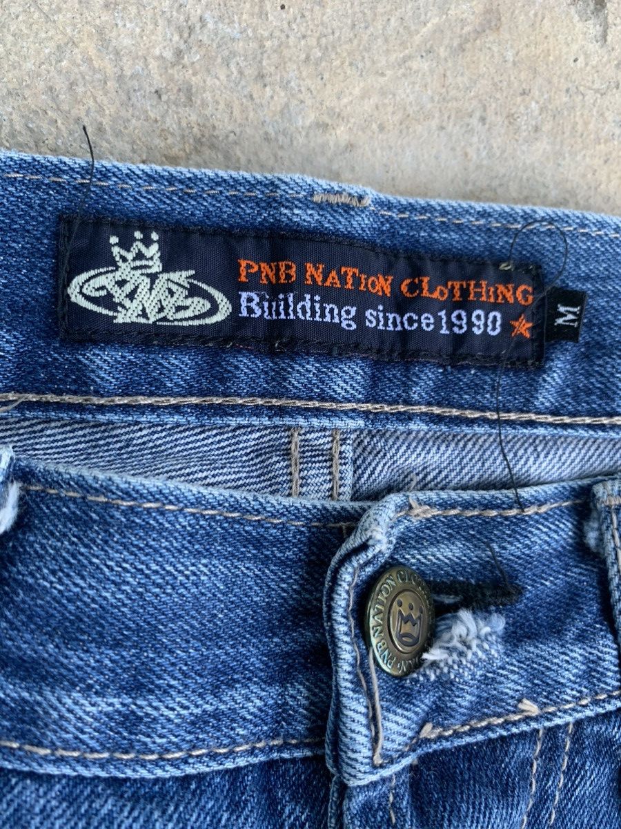 Japanese Brand PNB Nation Clothing Selvedge Distressed Denim Size US 31 - 7 Thumbnail