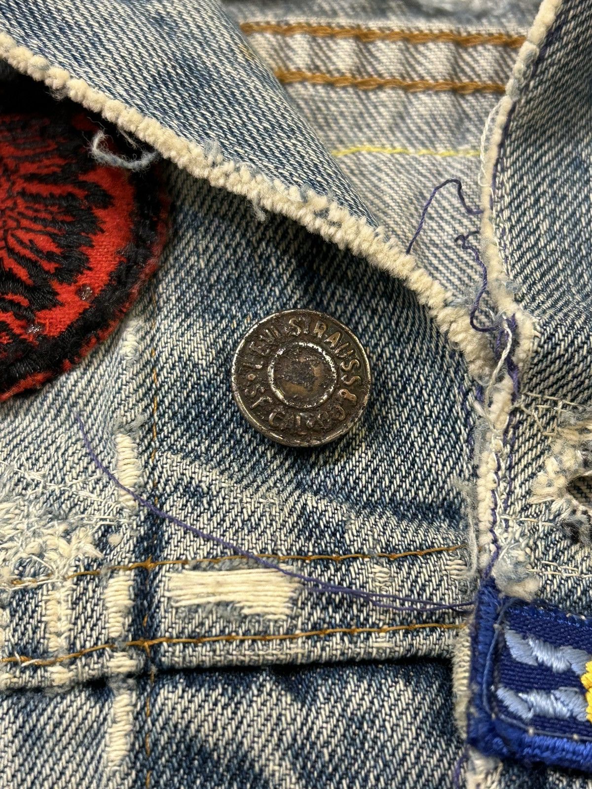 Levi's Vintage Clothing Vintage Levis Patch Denim Jacket Size US S / EU 44-46 / 1 - 6 Thumbnail