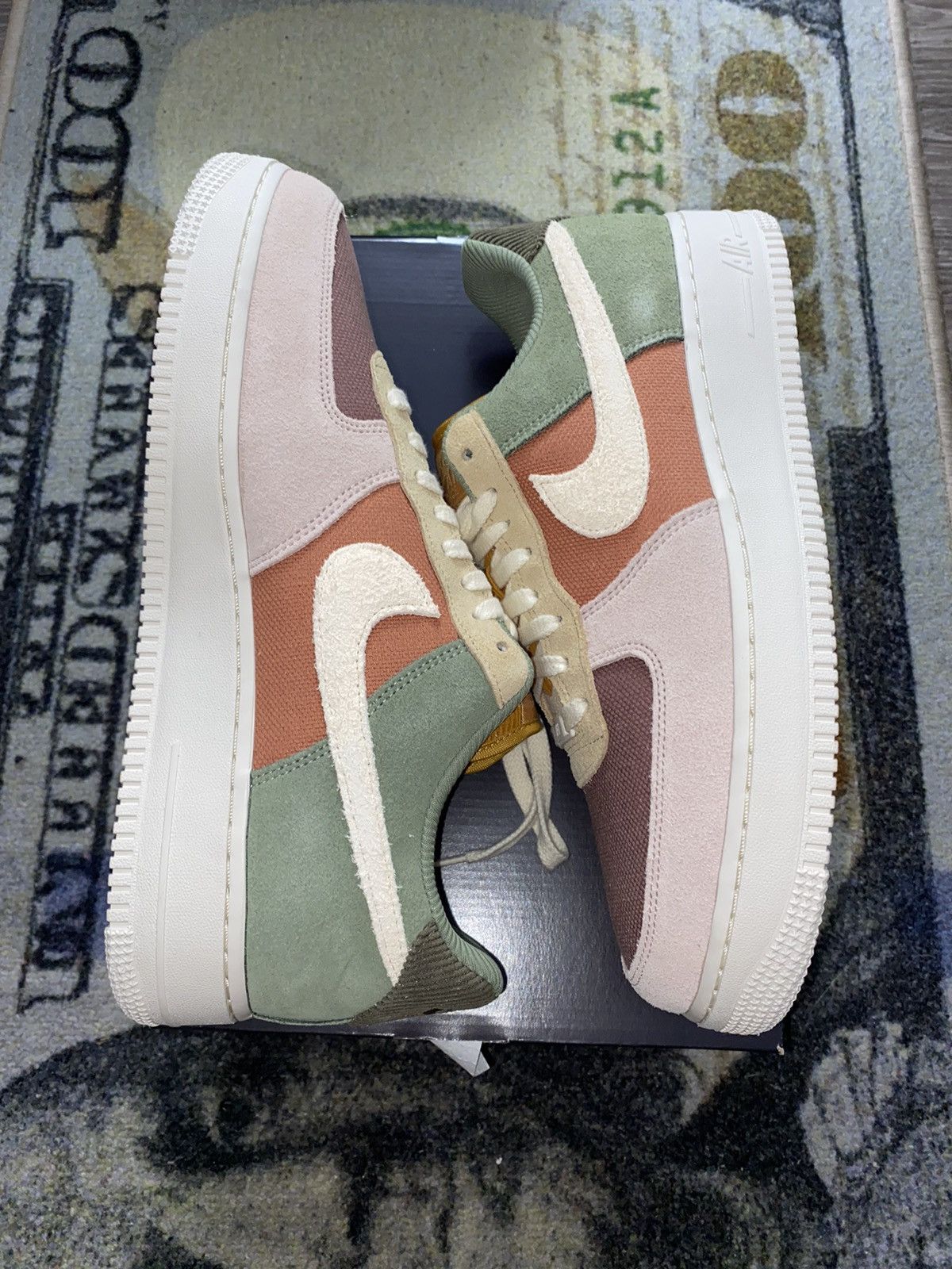 Nike Nike Air Force 1 Low ‘07 LX Oil Green Terra Blush | Grailed