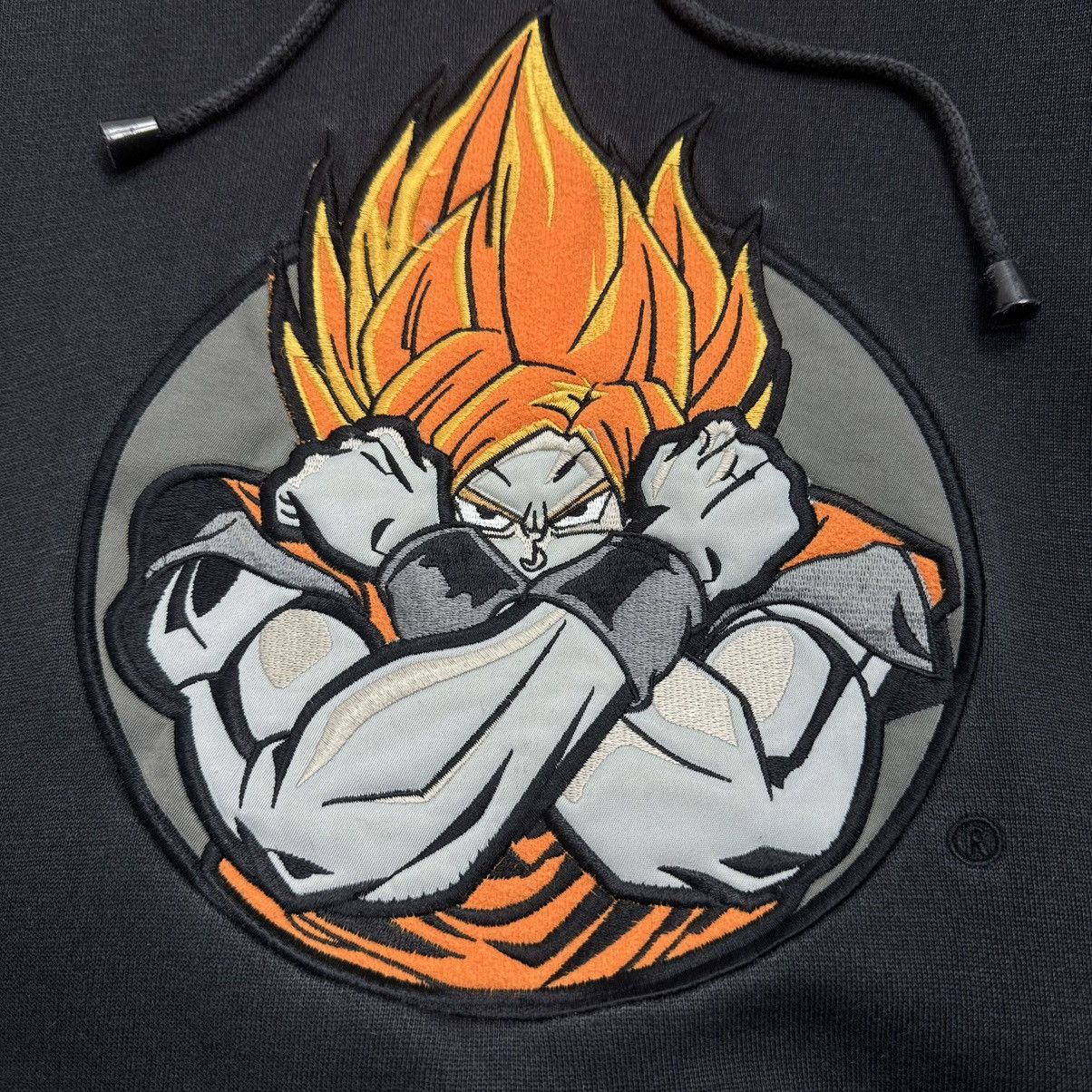 Anime Rare Dragonball Z Goku 2001 Vintage Sunfaded Hoodie Anorak Size US L / EU 52-54 / 3 - 9 Thumbnail