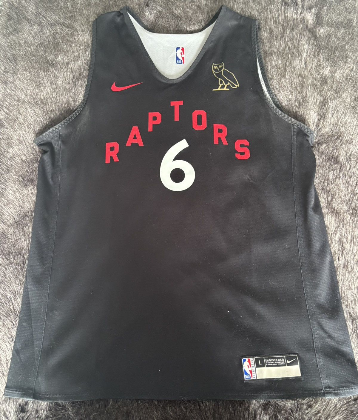 NBA × October's Very Own OVO x Toronto Raptors Reversible Practice Jersey Nike NBA Size US L / EU 52-54 / 3 - 1 Thumbnail