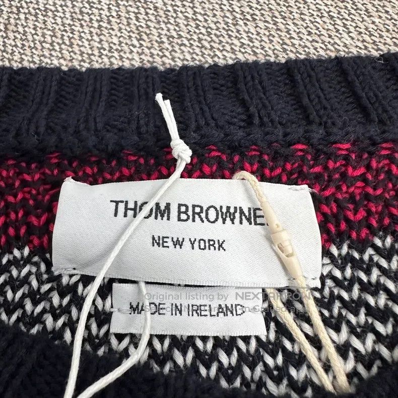 Thom Browne Thom Browne Seahorse Pattern Jacquard Knitted Sweater Size US XL / EU 56 / 4 - 3 Thumbnail