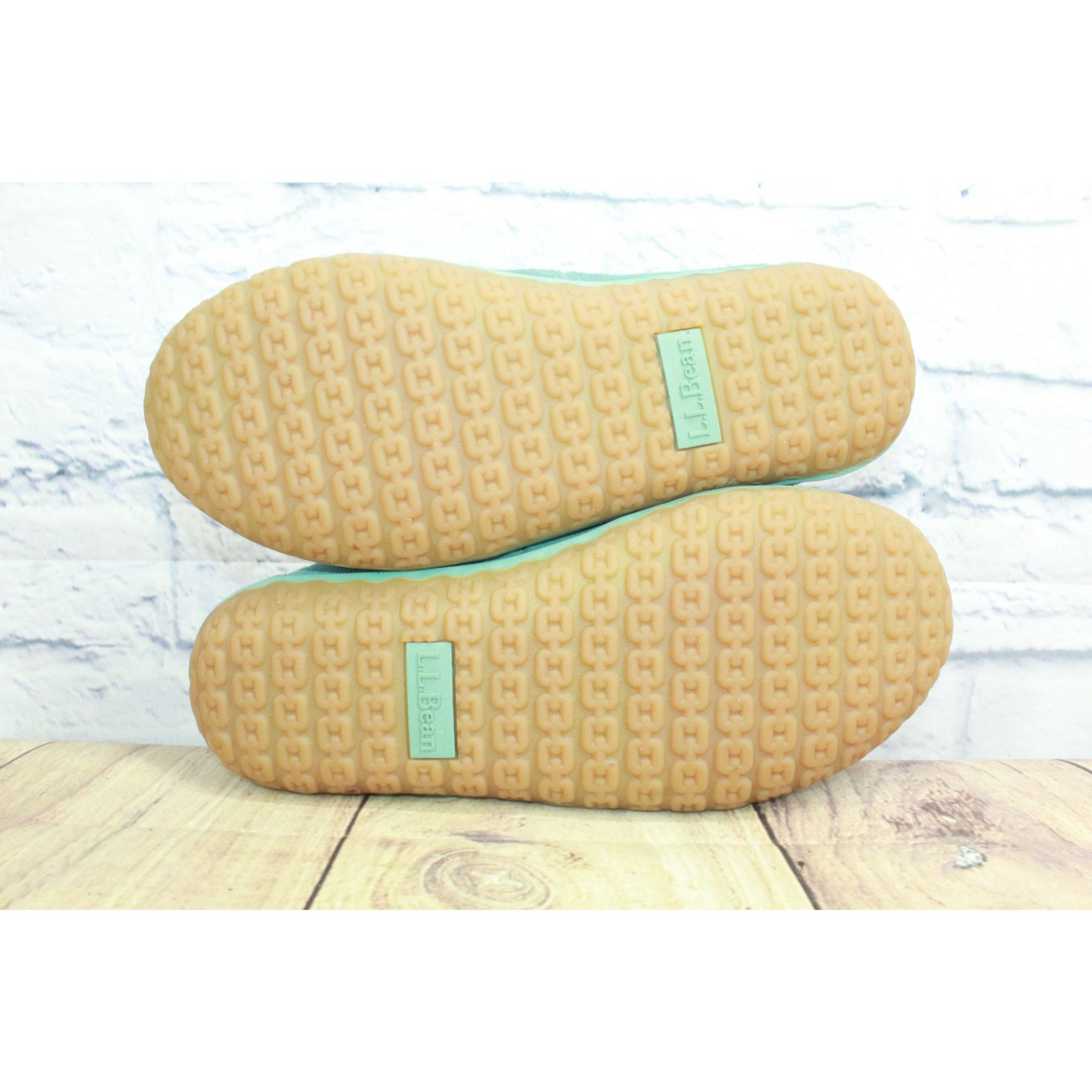 L.L. Bean LL Bean Green Fleece Lined Mountain Moccasins Size US 8 / IT 38 - 9 Thumbnail