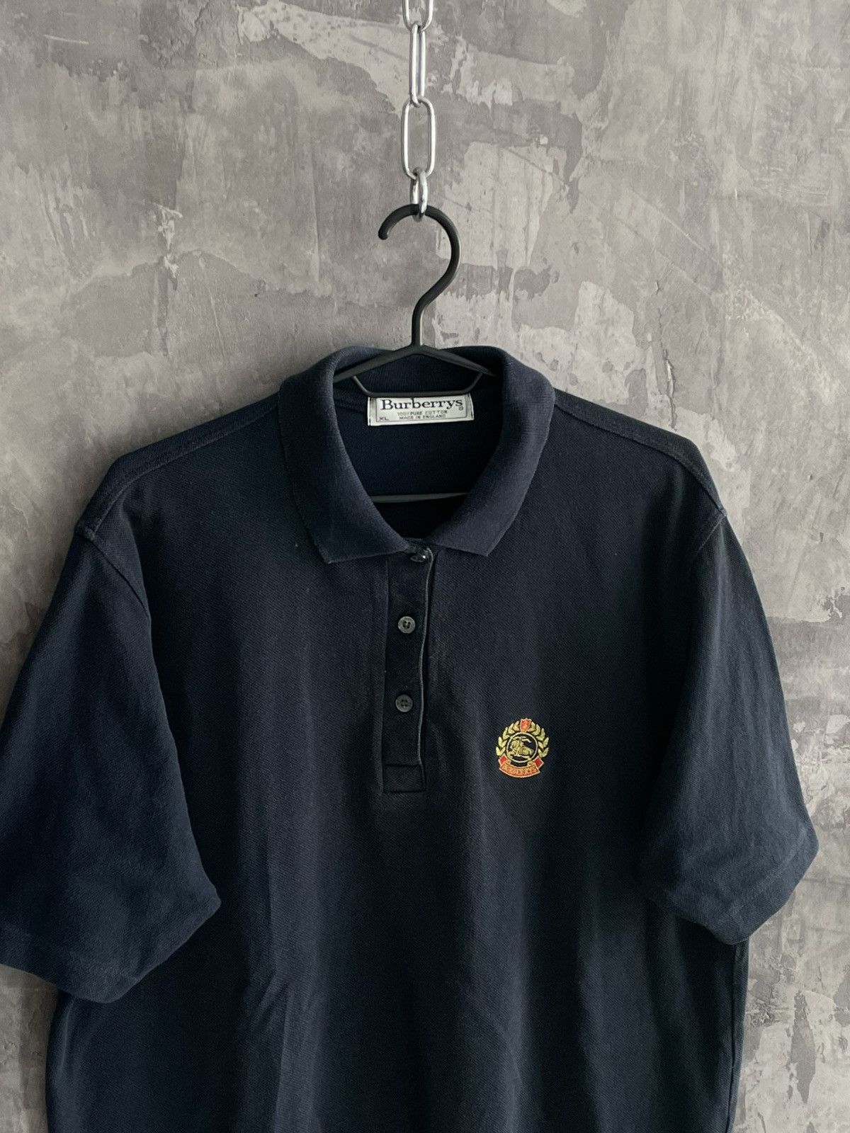 Burberry × Designer × Vintage Vintage Burberrys Polo Buttons Ups t shirt Luxury Size US XL / EU 56 / 4 - 7 Thumbnail