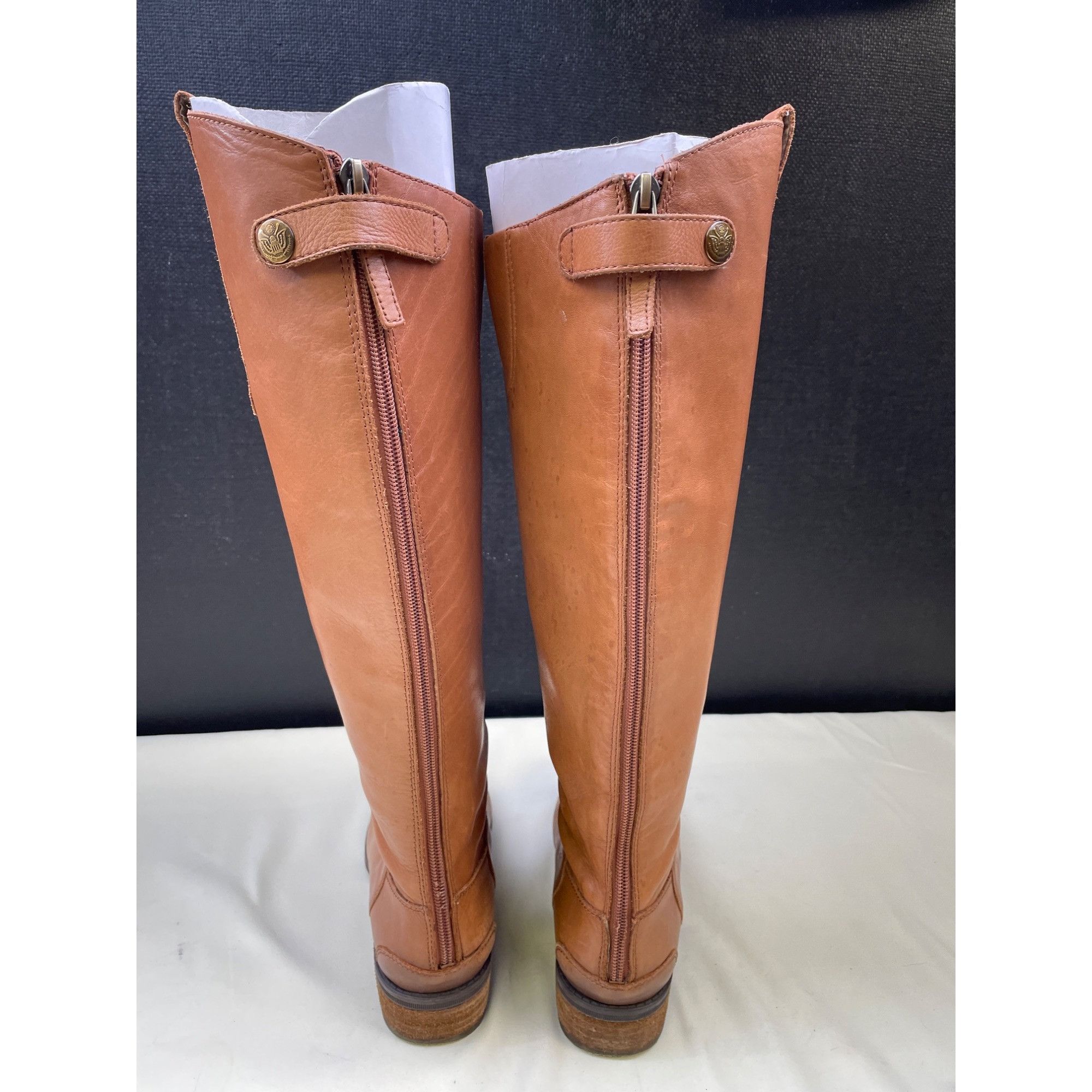 Sam Edelman Sam Edelman Women's Leather Camel Color Riding Boots /Shoes Size US 6.5 / IT 36.5 - 4 Thumbnail