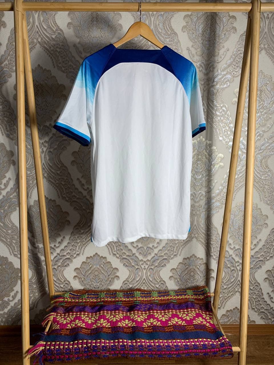 Nike × Vintage VERY RARE ENGLAND SOCCER JERSEY BLOKECORE RETRO Y2K DRILL Size US XL / EU 56 / 4 - 8 Thumbnail
