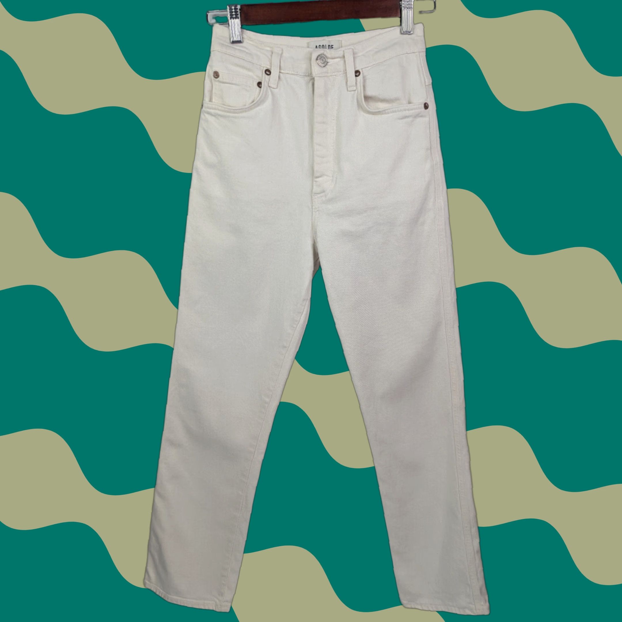 AGOLDE 90'S Pinch Waist High Waist Straight Jeans A095 C-1085 SIZE 26 Read