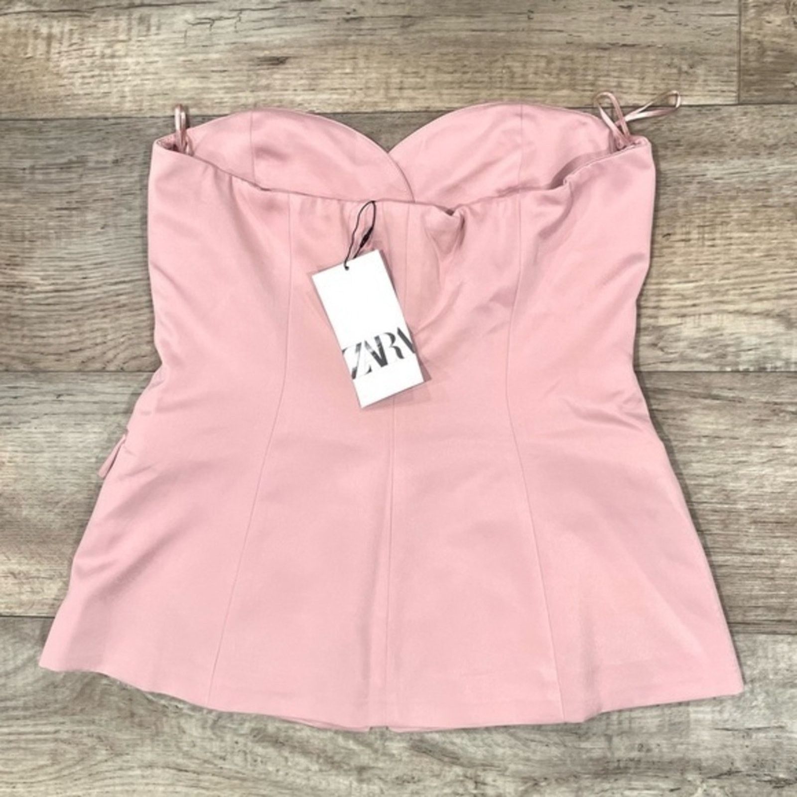 Zara ZARA BLOGGER FAVE!!! Strapless Top NWT Size M / US 6-8 / IT 42-44 - 24 Thumbnail