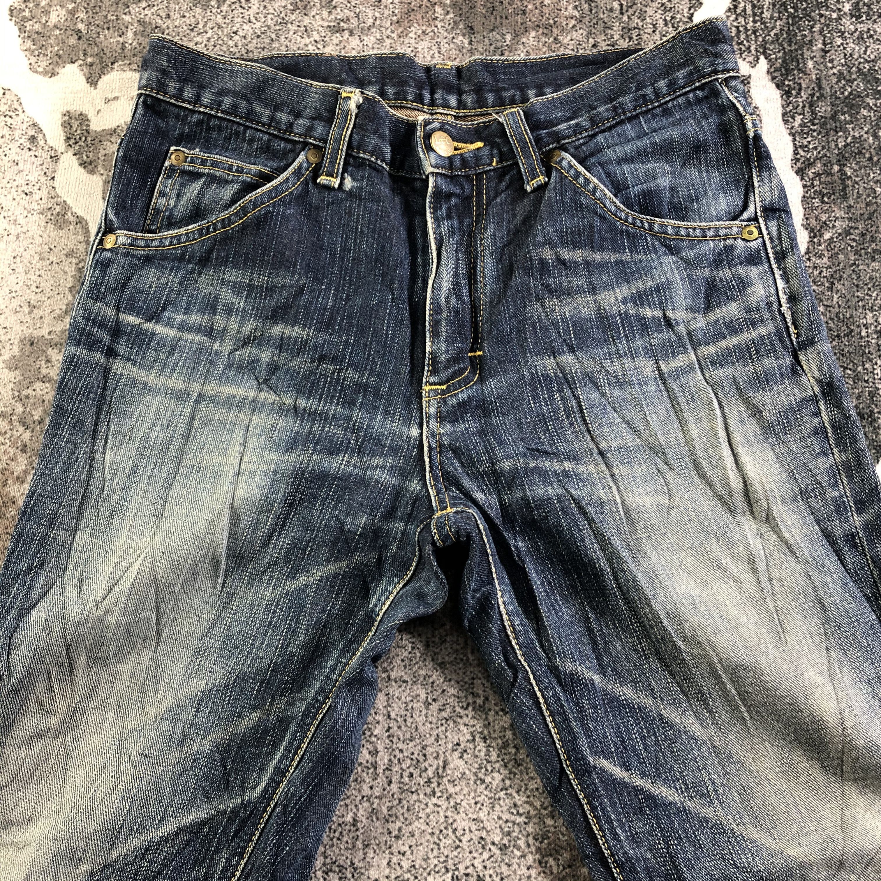 Lee Vintage Lee Riders Jeans Faded Blue Denim KJ3061 Size US 29 - 3 Thumbnail