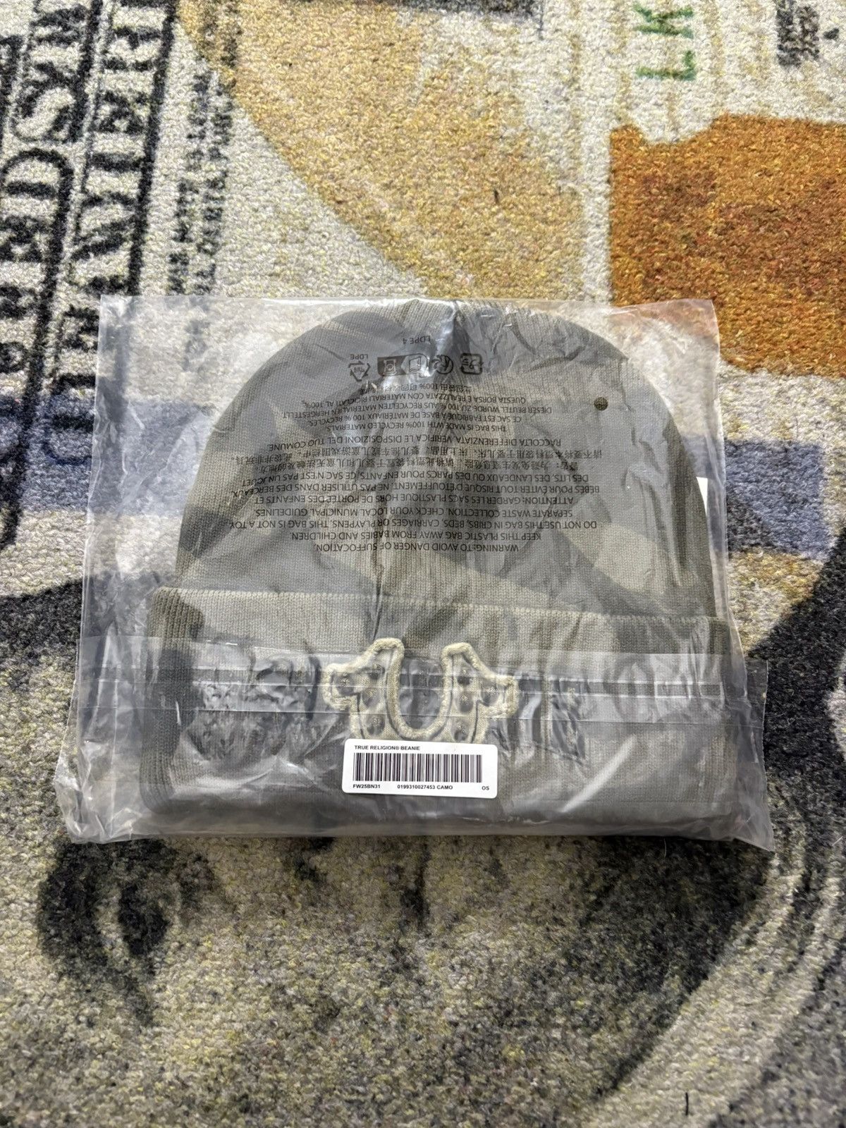 Supreme × True Religion Supreme True Religion Beanie Camo Size ONE SIZE - 2 Thumbnail