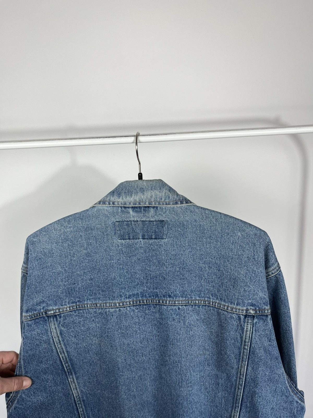 Wrangler Wrangler Hero Vintage Blue Denim Trucker Jacket Size US XL / EU 56 / 4 - 22 Thumbnail
