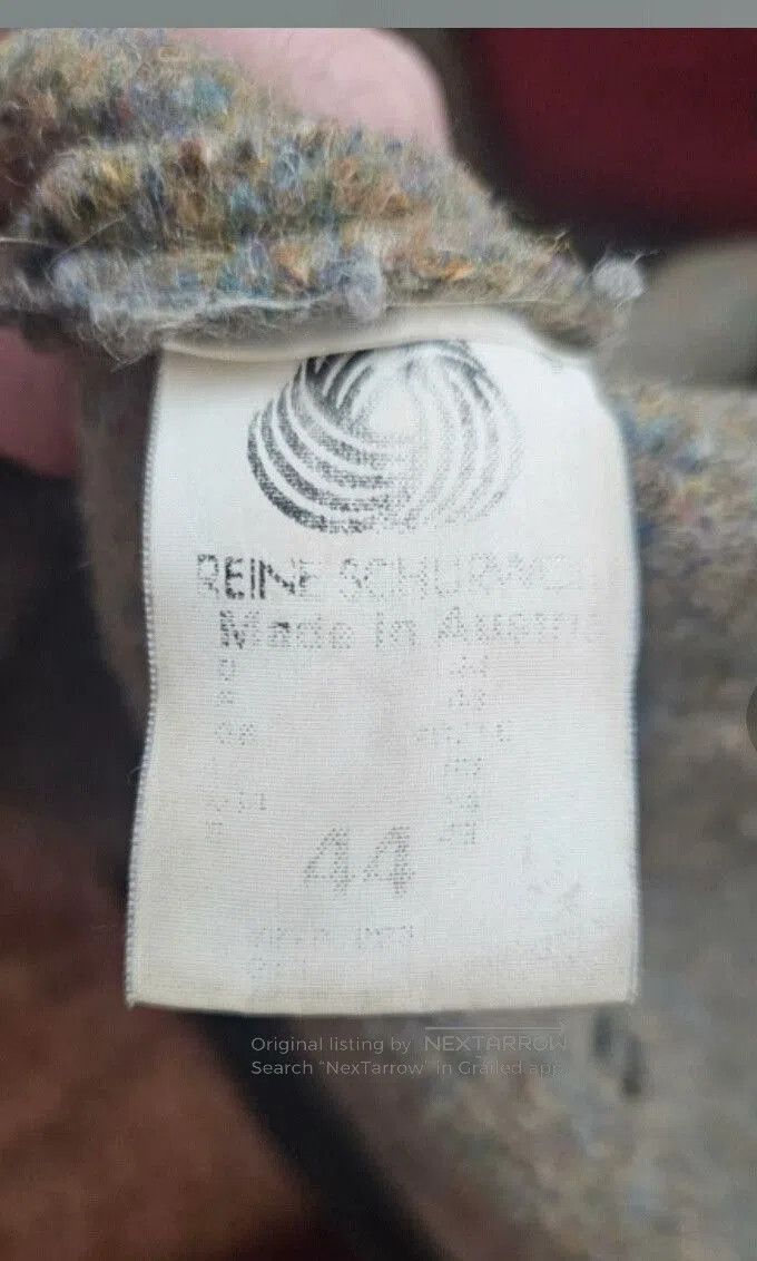 GIESSWEIN GIESSWEIN Puppy Print Wool Hooded Coat. Size XXL / US 16-18 / IT 52-54 - 5 Thumbnail