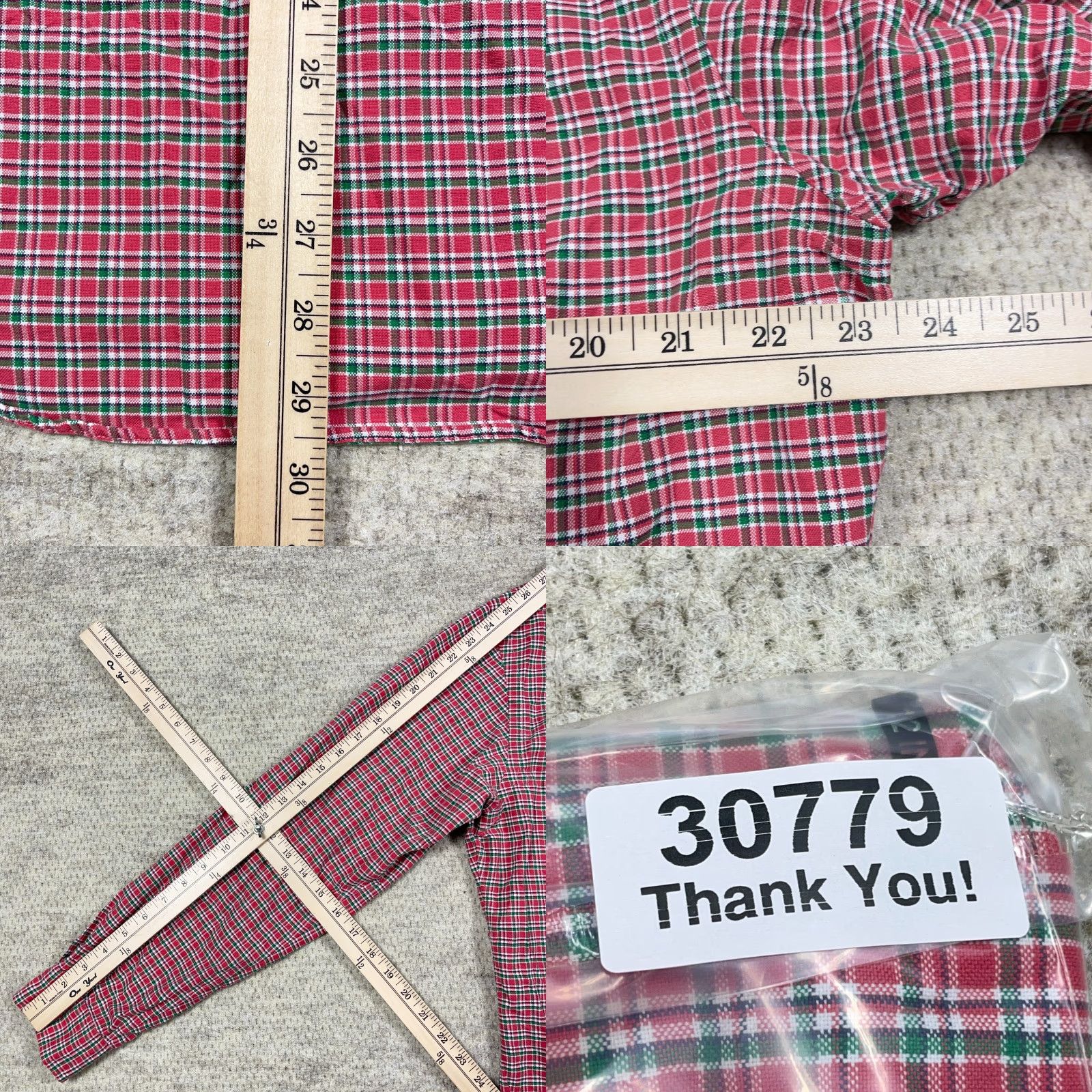 Ralph Lauren Ralph Lauren Shirt Men XL pink green Plaid Button-Up OCBD Mens Size US XL / EU 56 / 4 - 8 Thumbnail
