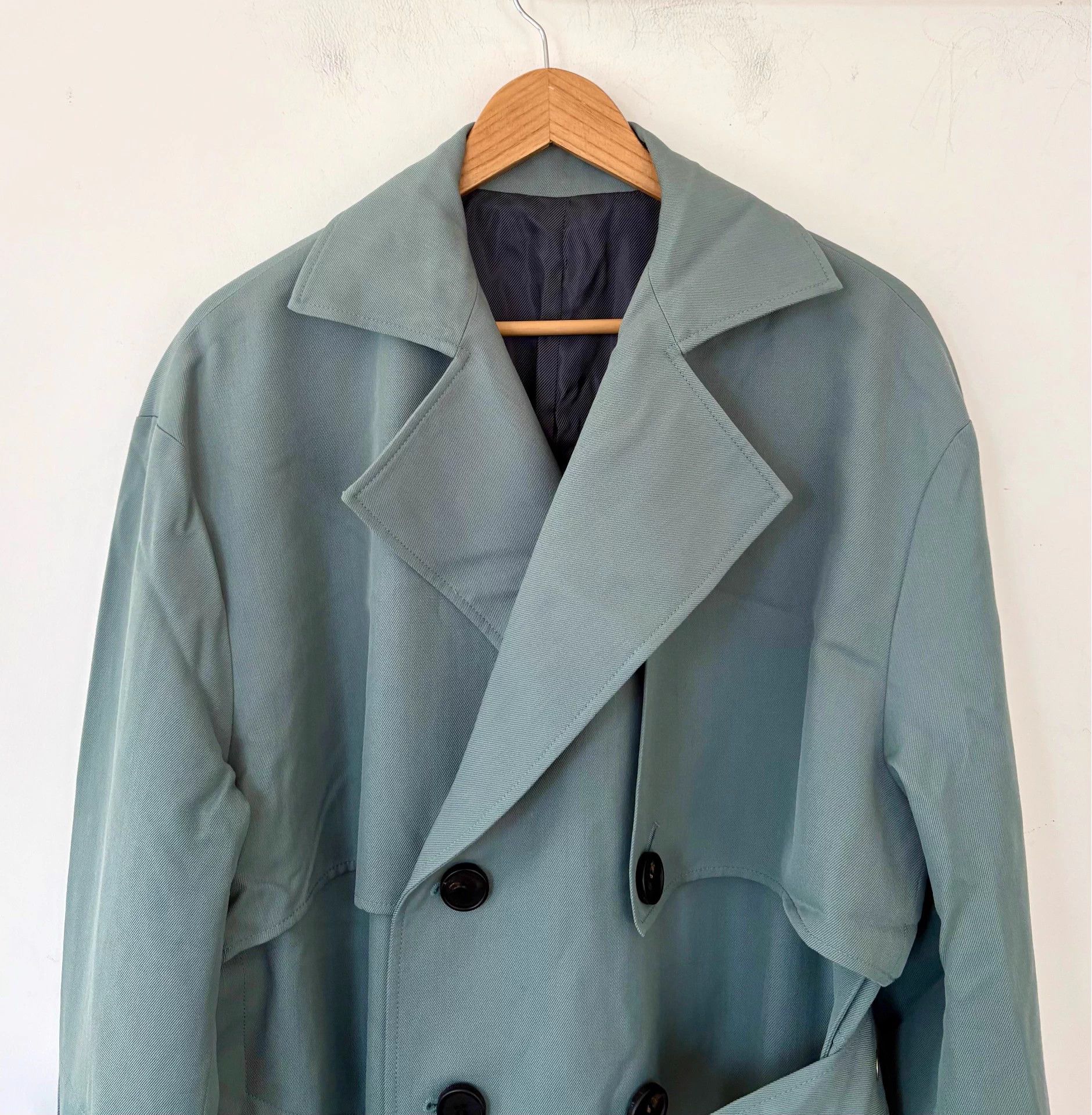 Wooyoungmi Wooyoungmi 19FW Runway Men's Oversized Long Wool Trench 46 (M) Size US M / EU 48-50 / 2 - 6 Thumbnail