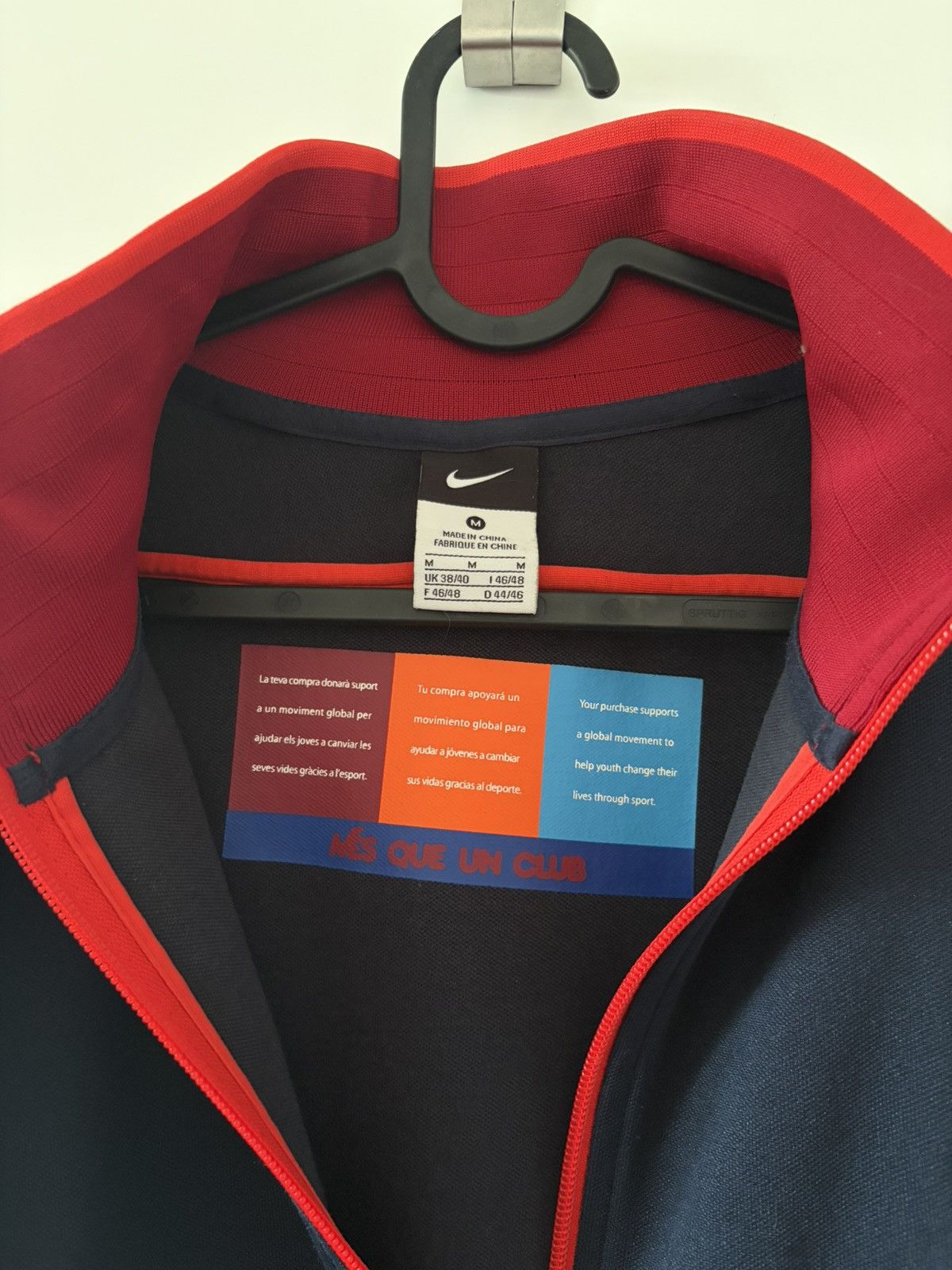 Zip Barcelona Nike 2009 MES vintage — zdjęcie 3