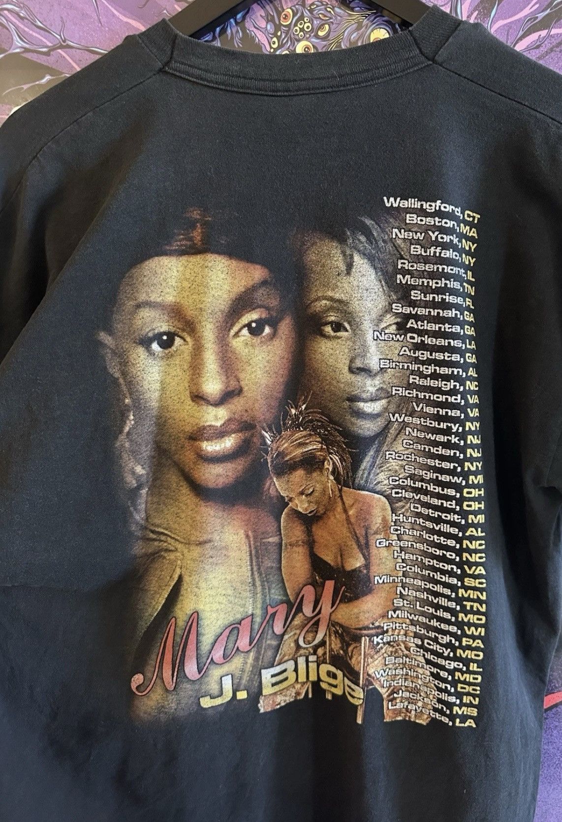 Vintage Vintage Mary J Blige Rap tee T-Shirt Hip hop Size US XL / EU 56 / 4 - 6 Thumbnail