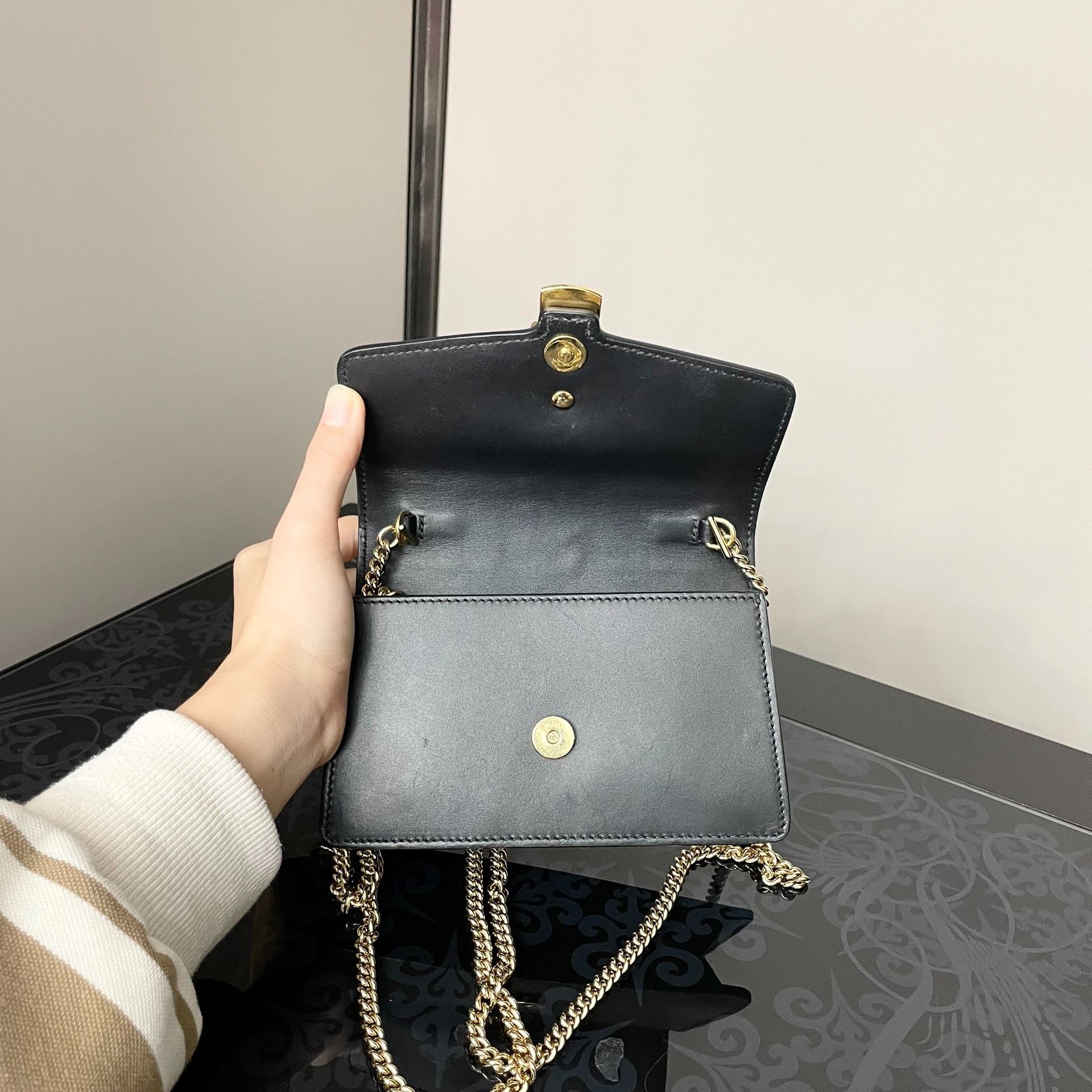 Gucci Gucci Serbia mini chain bag 2501-Nextarrow Size ONE SIZE - 5 Thumbnail
