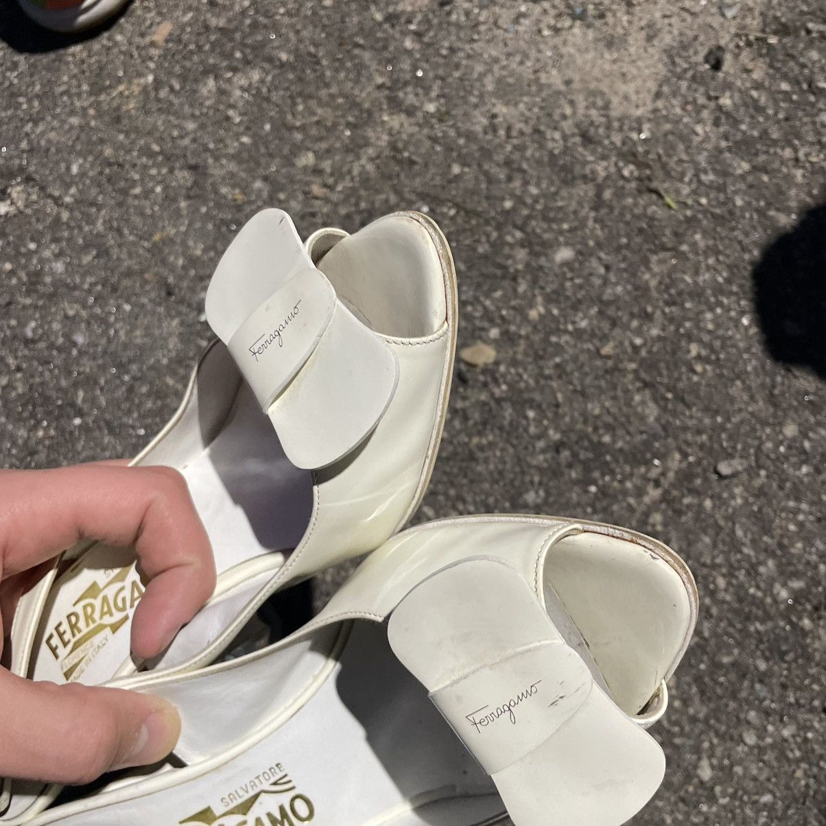 Salvatore Ferragamo Salvatore Ferragamo Sandals heels platform old shoes Size US 8 / IT 38 - 11 Thumbnail