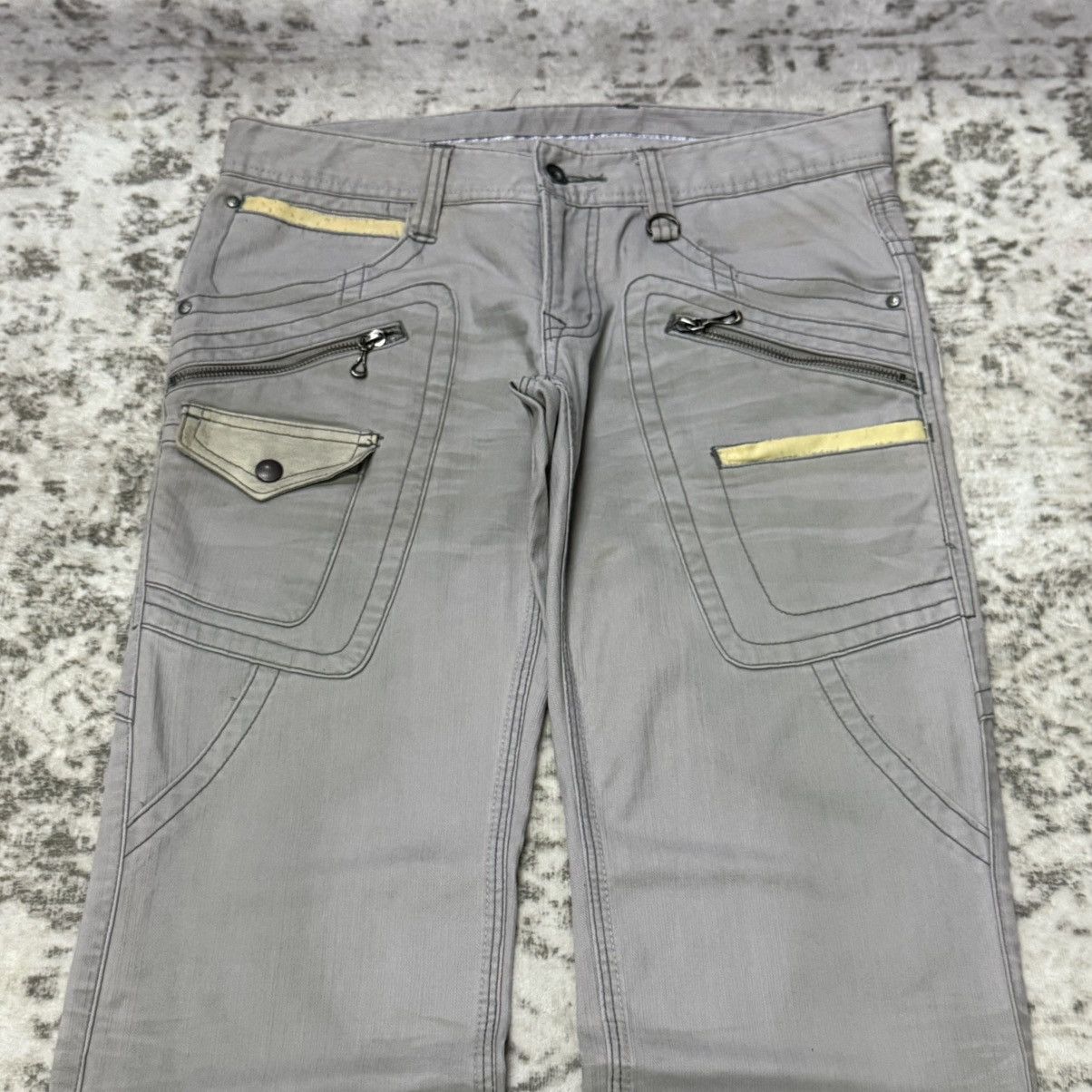 Nicole Club Nicole Club Japan Paneled Gun Pocket Flared Jeans Size US 30 / EU 46 - 3 Thumbnail