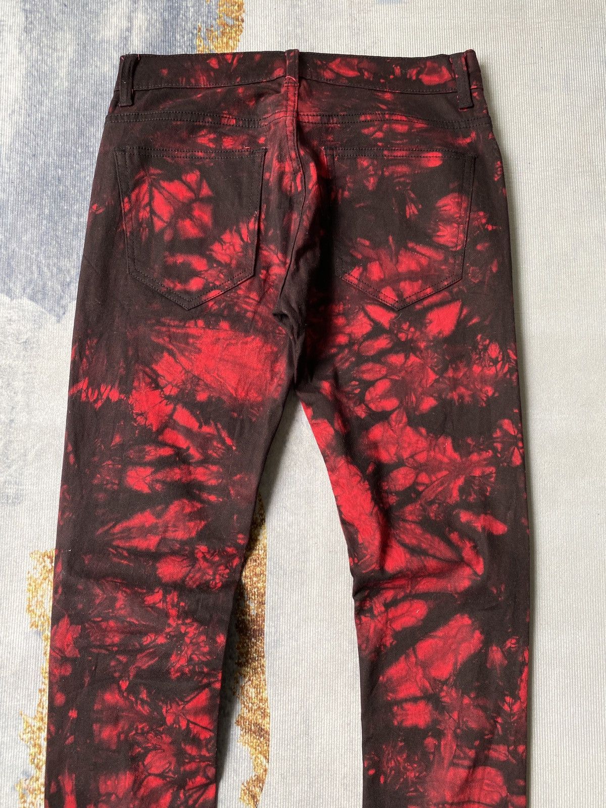 Japanese Brand K.U.I Tye Dye Skinny Fit Stretch Material Pant Size US 28 / EU 44 - 10 Thumbnail