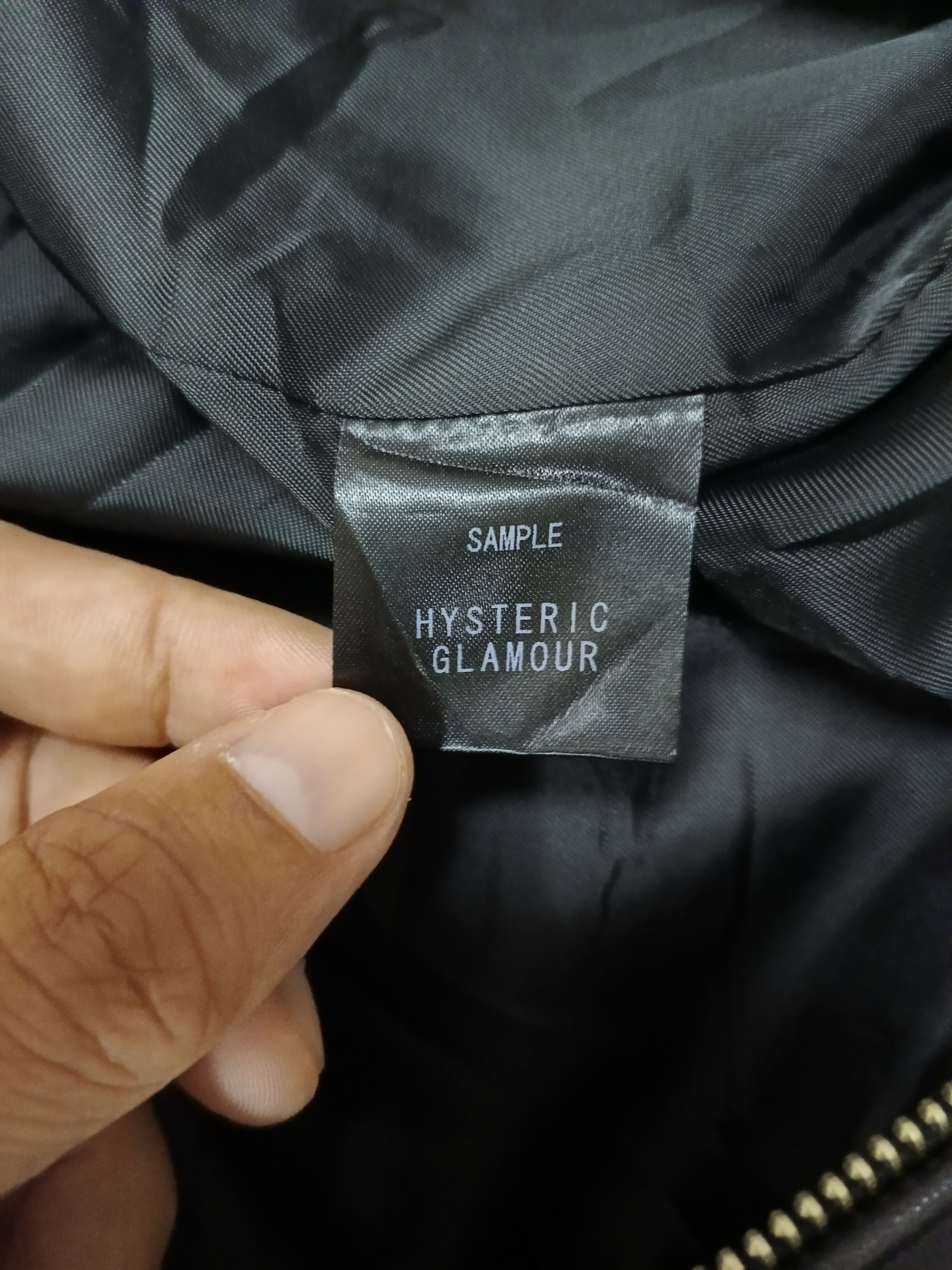 Hysteric Glamour (SAMPLE)VERY RARE🔥HYSTERIC GLAMOUR CALF SKIN LEATHER JACKET Size US XS / EU 42 / 0 - 10 Thumbnail