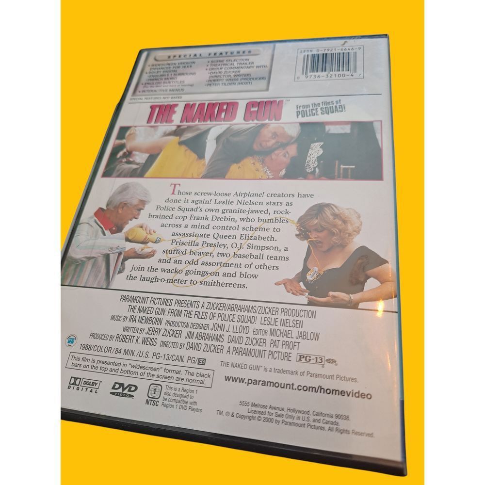 Other Paramount The Naked Gun DVD Movie Comedy Classic Police Squa Size ONE SIZE - 3 Thumbnail