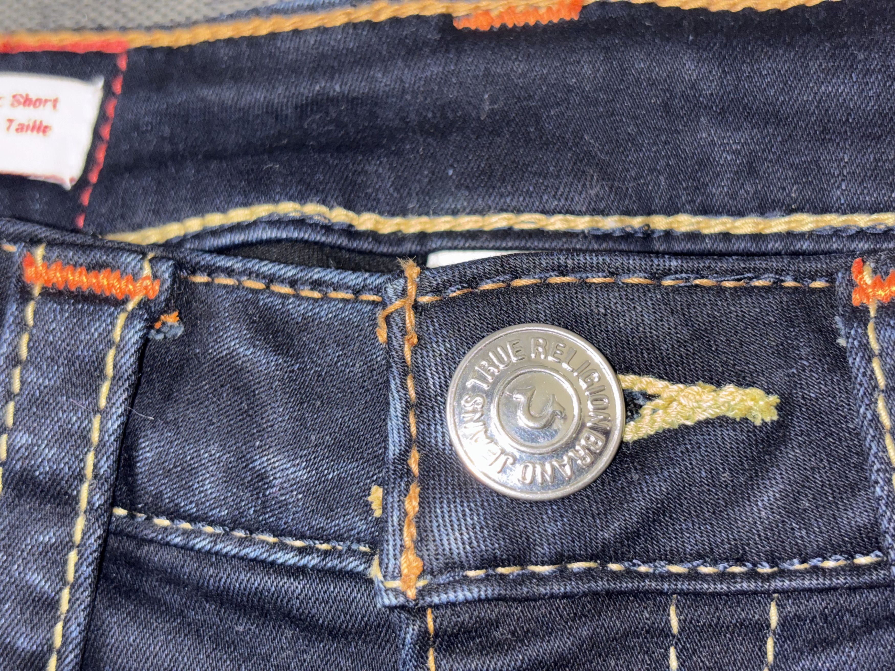 True Religion True Religion Jayde Mid-Rise Women's Shorts Navy (24) Size 24" / US 00 / IT 34 - 8 Thumbnail