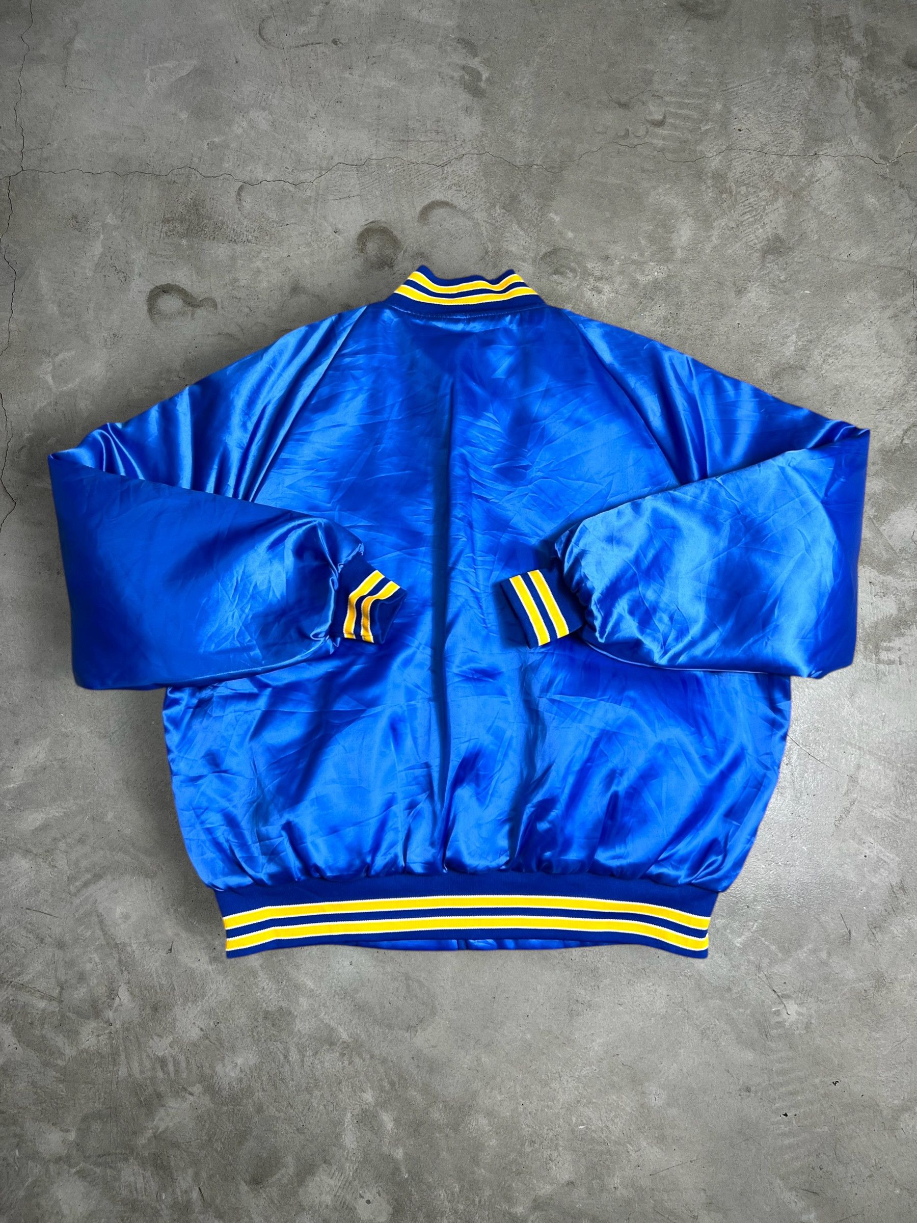 Vintage Vintage Union Line Varsity Bomber Jacket (L) JKA290 Size US L / EU 52-54 / 3 - 9 Thumbnail