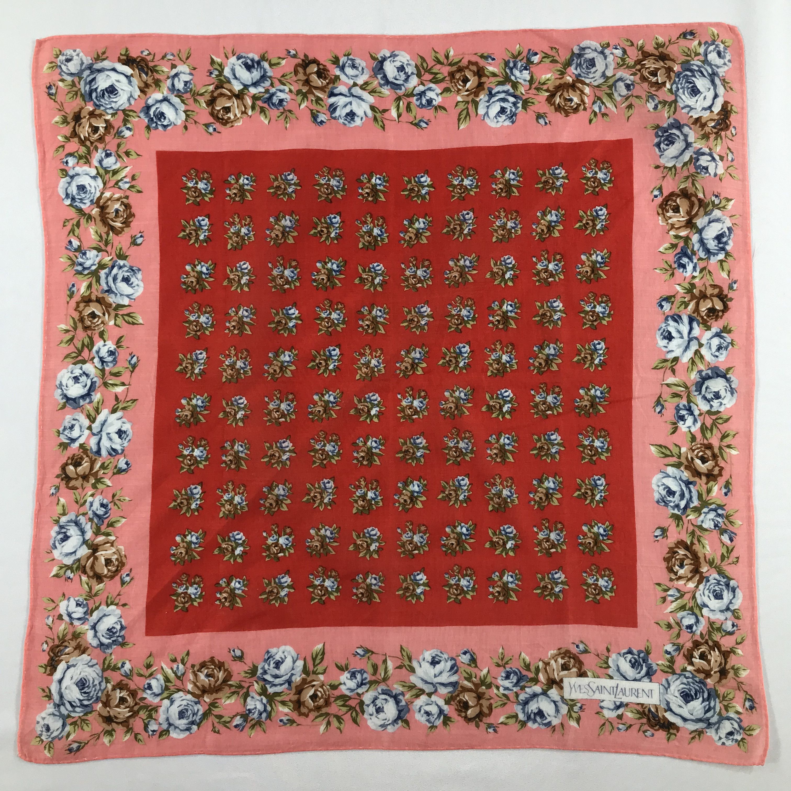 Vintage × Yves Saint Laurent Yves Saint Laurent Bandana /Handkerchief/Neckerchief -S2024 Size ONE SIZE - 1 Thumbnail