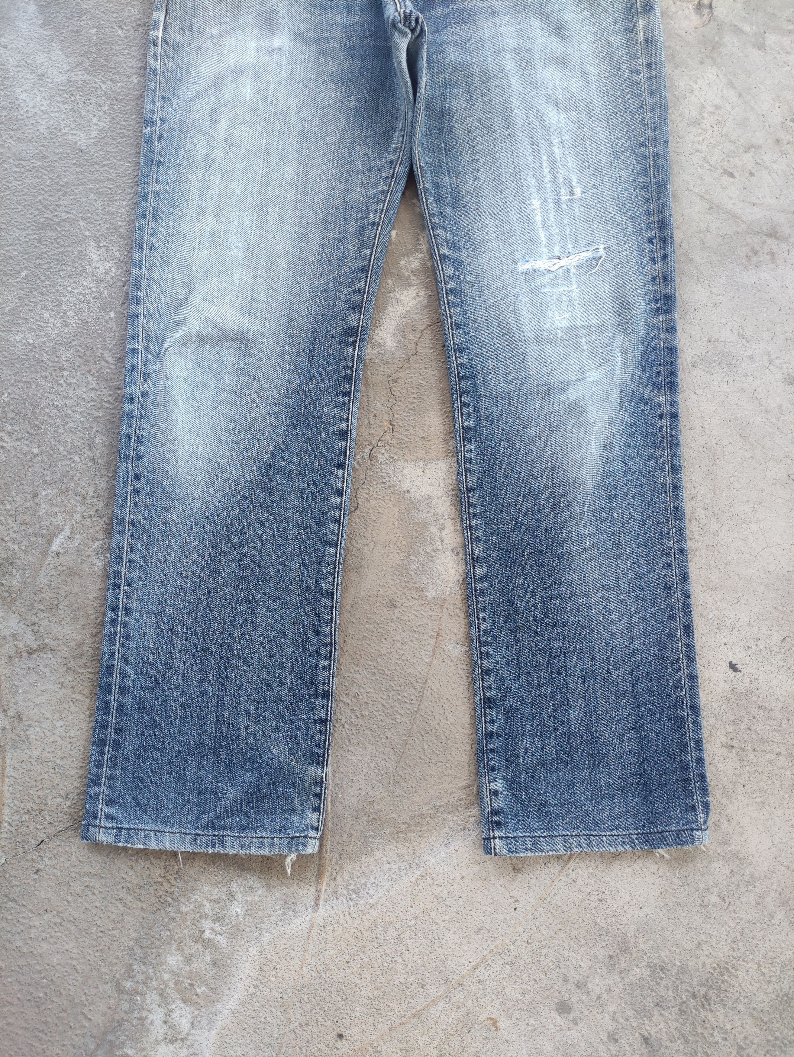 Japanese Brand Vintage Japanese Jean Distressed Faded Denim Pants Size US 36 / EU 52 - 4 Thumbnail