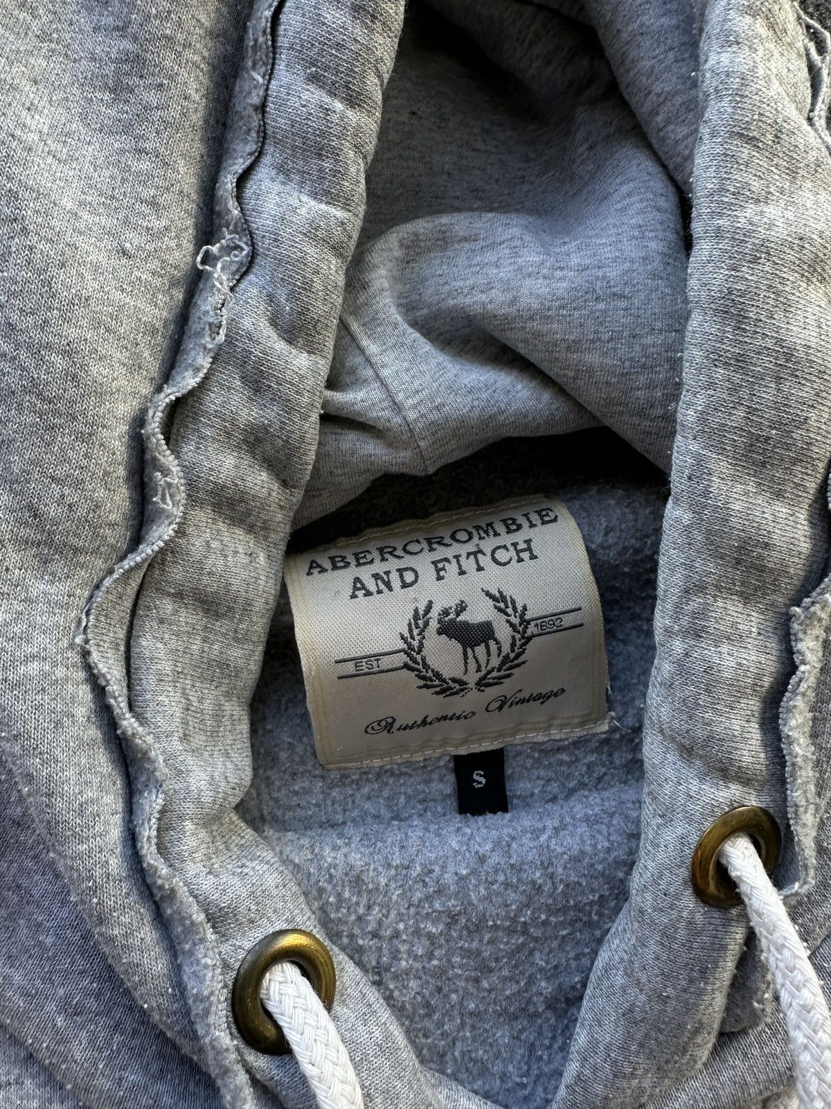 Abercrombie & Fitch 🚨 ABERCROMBIE & FITCH BIG LOGO HOODIE MEN Y2K RARE Size US S / EU 44-46 / 1 - 8 Thumbnail