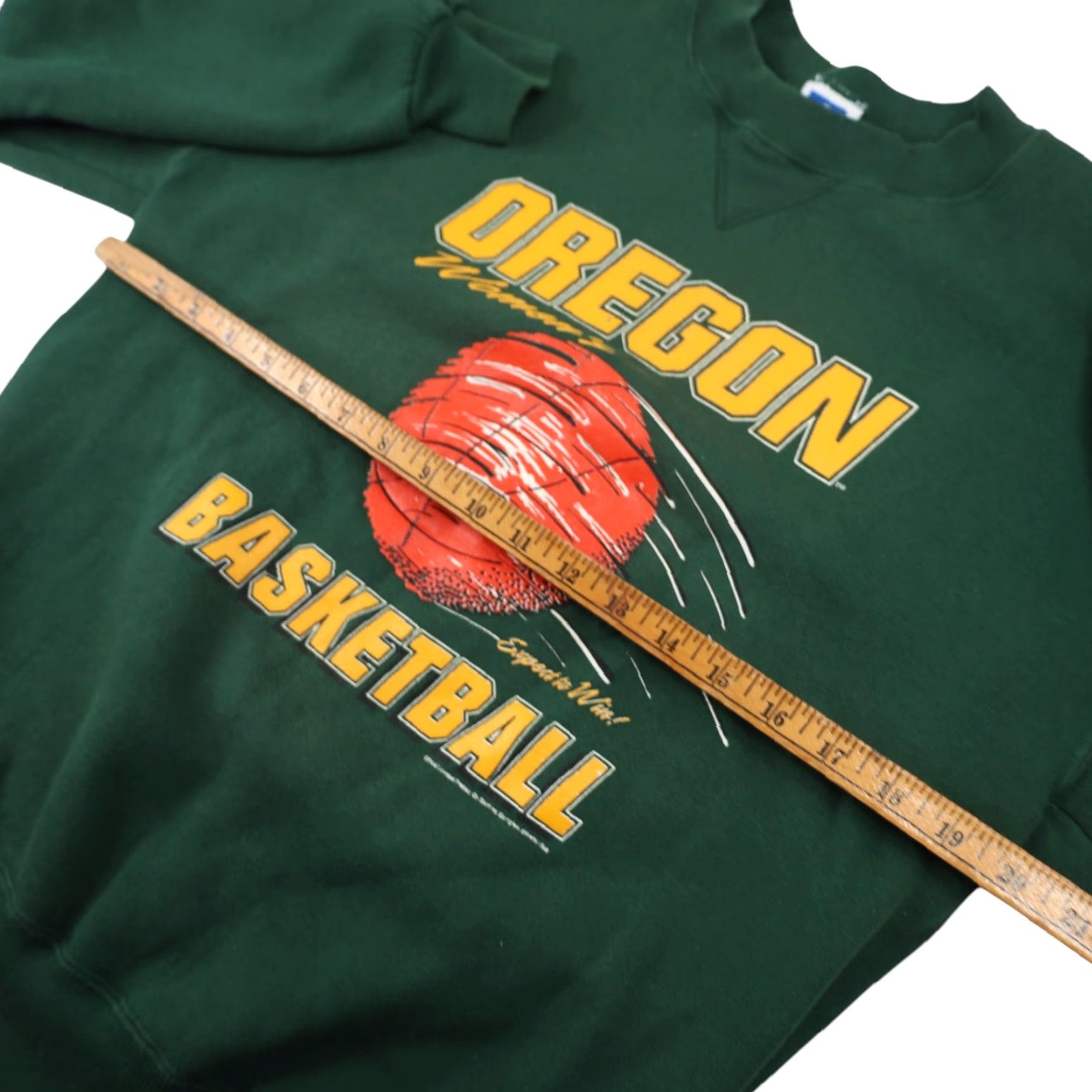 Russell Athletic VINTAGE Russell University of Oregon Ducks Womens Basketball Graphic Sweatshirt Size M / US 6-8 / IT 42-44 - 6 Thumbnail