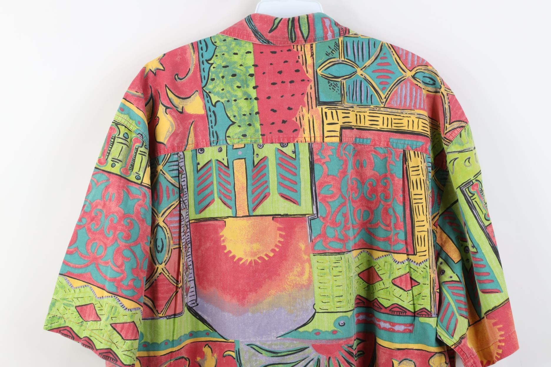 Vintage Vintage 90s The Territory Ahead Art Collared Button Shirt Size US XL / EU 56 / 4 - 11 Thumbnail