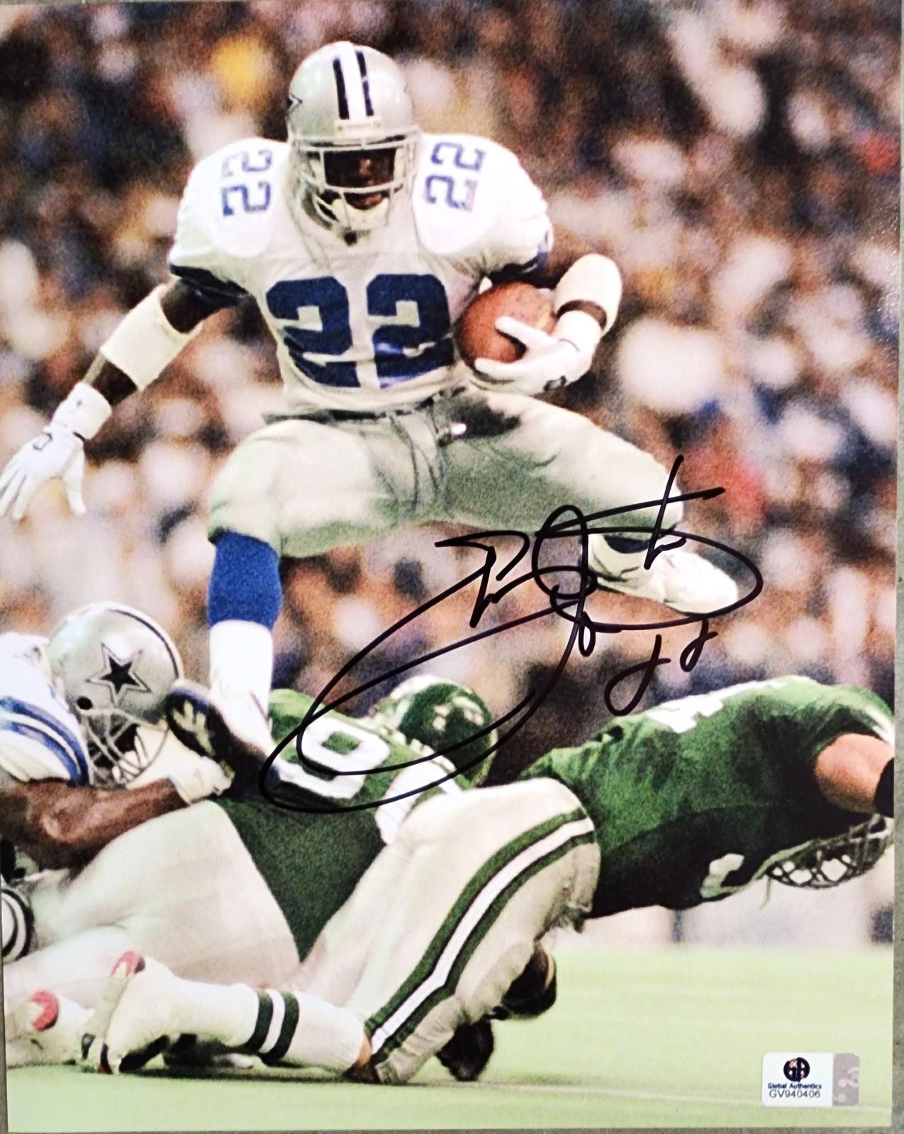 Other Signed Emmitt Smith 8x10 Photo with Global Authentics COA Size ONE SIZE - 1 Thumbnail