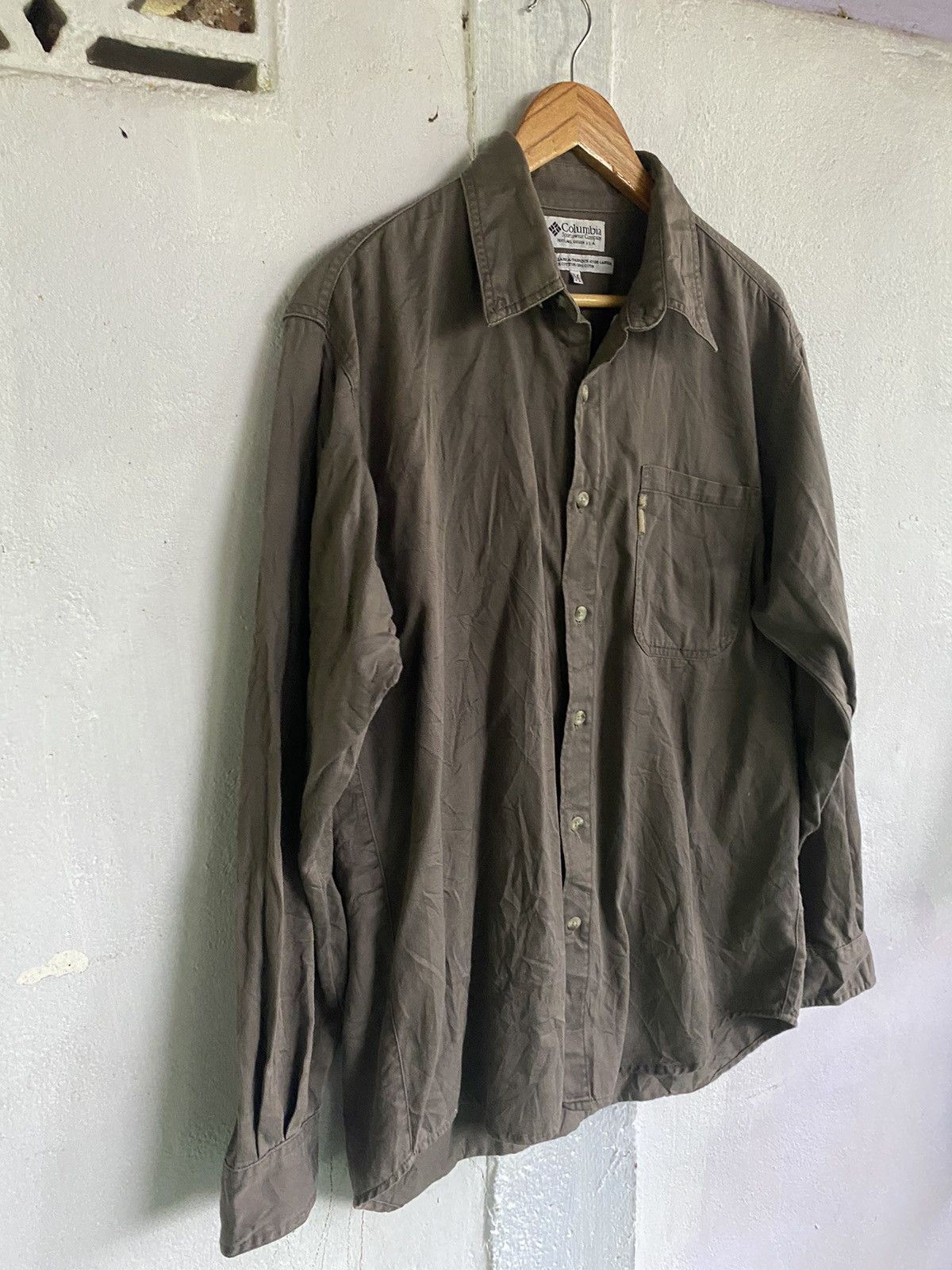 Columbia × Vintage Columbia Shirt Long Sleeve Button Front Pocket Vtg Outdoors Size US M / EU 48-50 / 2 - 3 Thumbnail