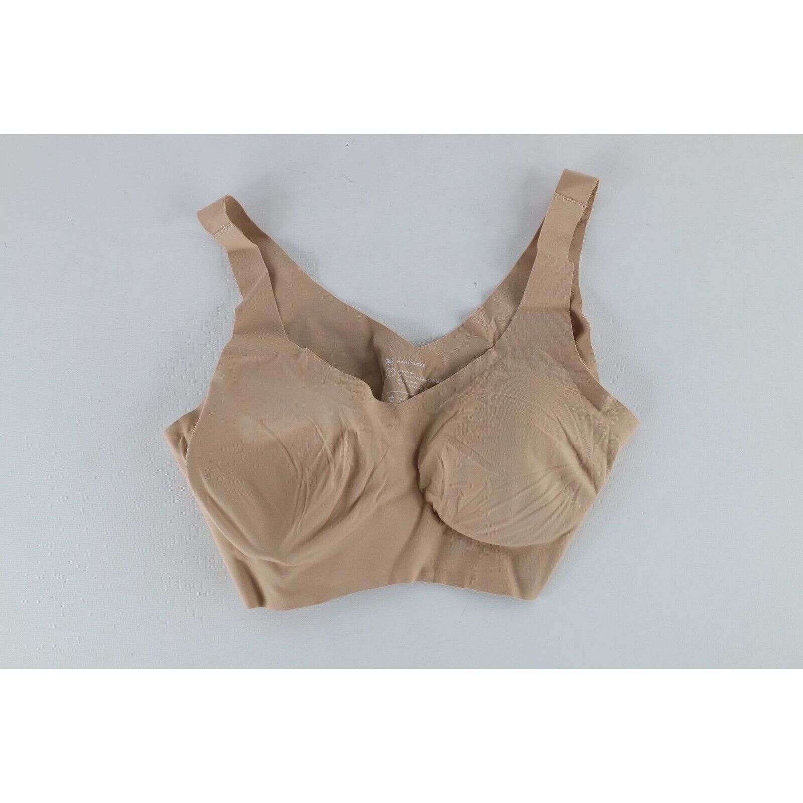 Vintage New Honeylove Shapewear Liftwear V-Neck Bra Nude Beige Size ONE SIZE - 1 Thumbnail