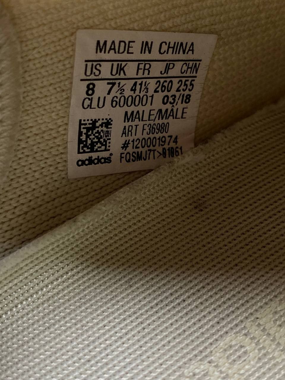 Adidas Cream White White Yeezys Size Adidas Yeezy Boost 350 V Size US 7.5 / EU 40-41 - 2 Thumbnail