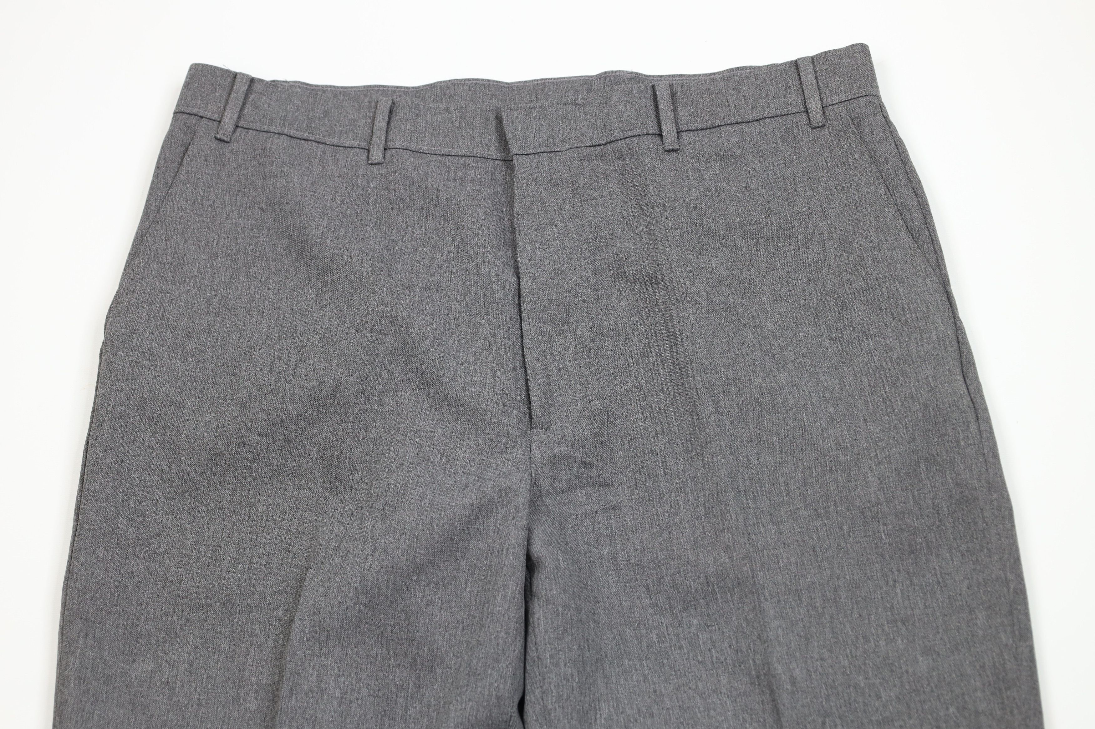 Levi's Vintage 90s Levis Chambray Wide Leg Chino Pants Gray USA Size US 38 / EU 54 - 2 Thumbnail