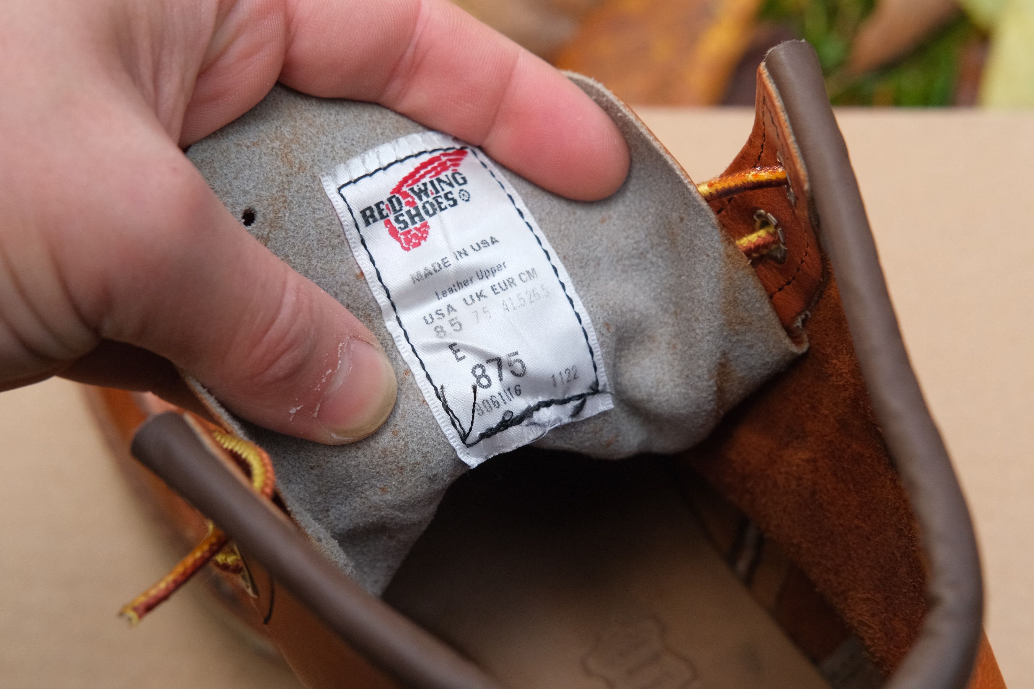 Red Wing Classic Moc 875 8.5E Factory Seconds Grailed