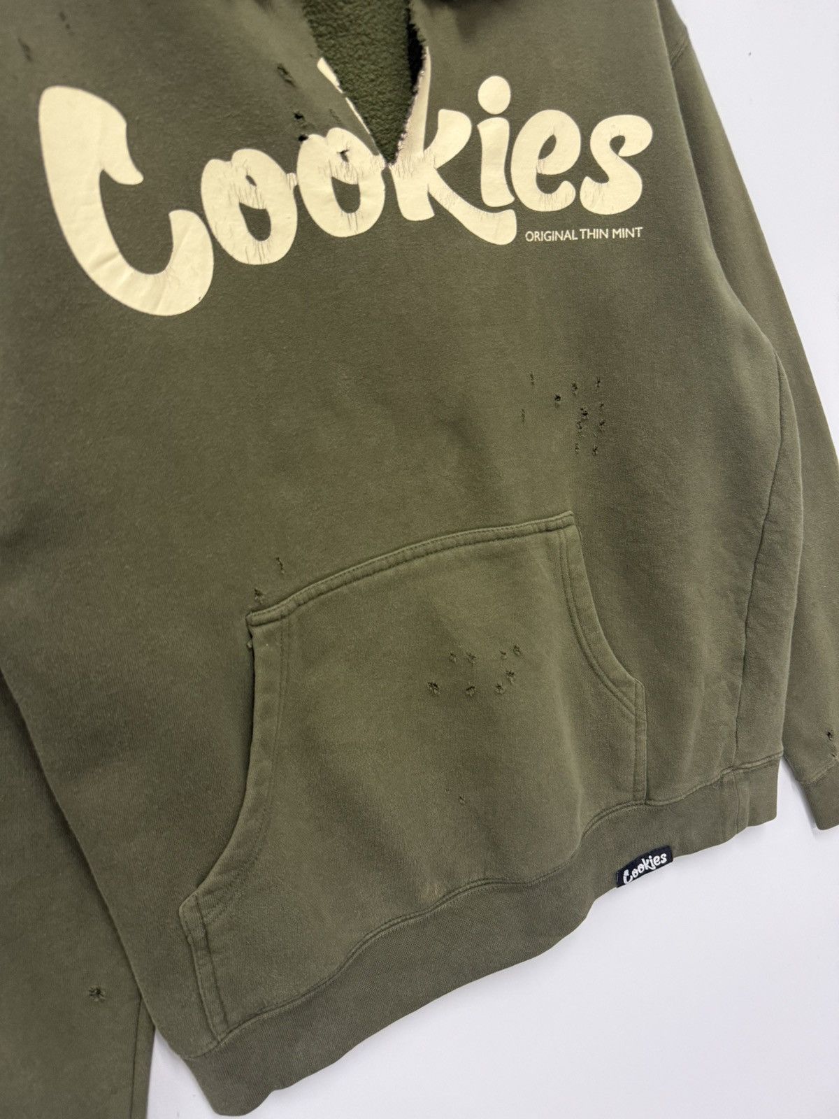 Cookies 🔥 Japan Streetwear Cookies SF Crazy Distressed Hoodies - S Size US M / EU 48-50 / 2 - 4 Thumbnail