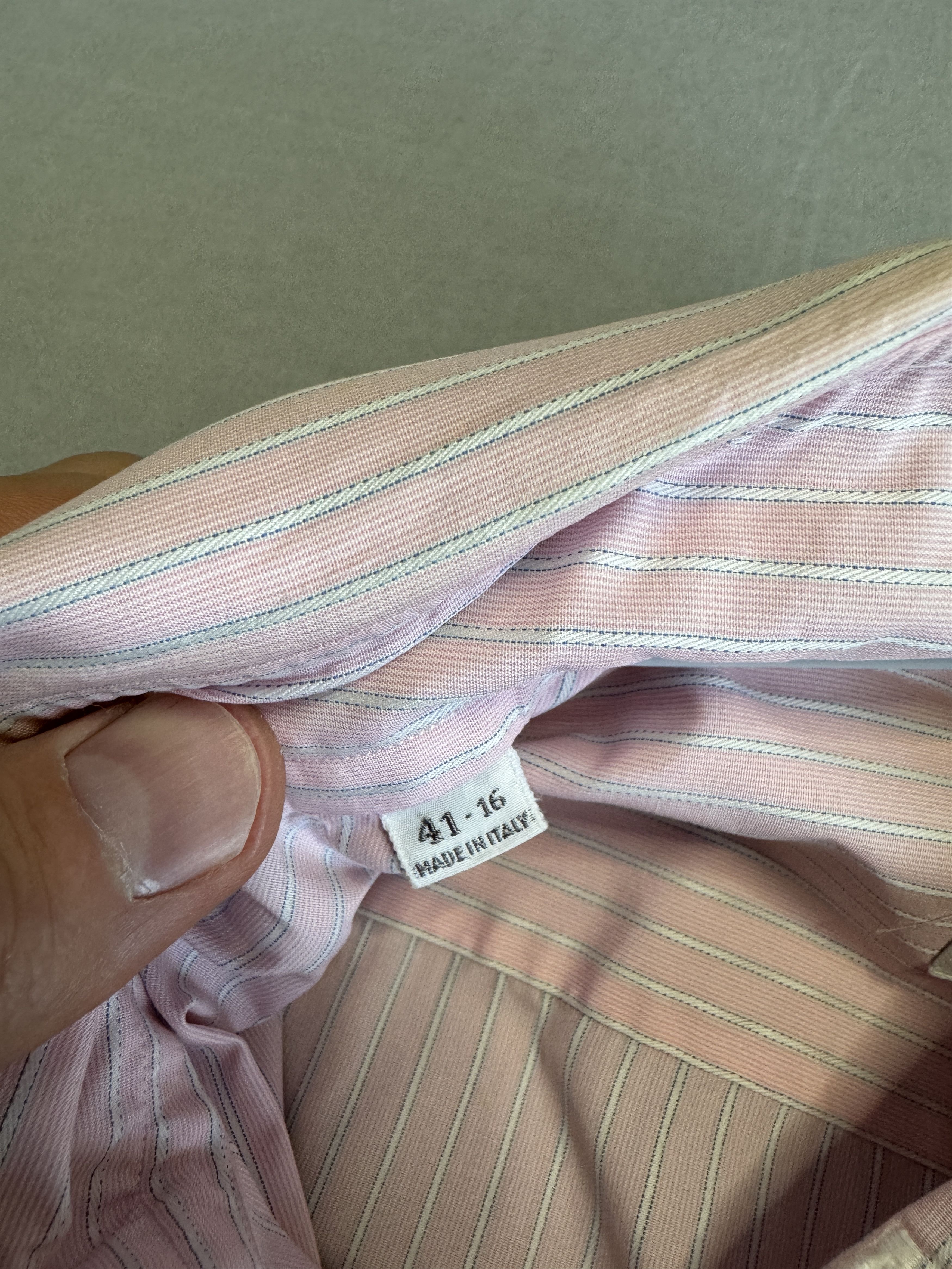 Zilli Zilli stripped shirt size 41 Size US M / EU 48-50 / 2 - 2 Thumbnail