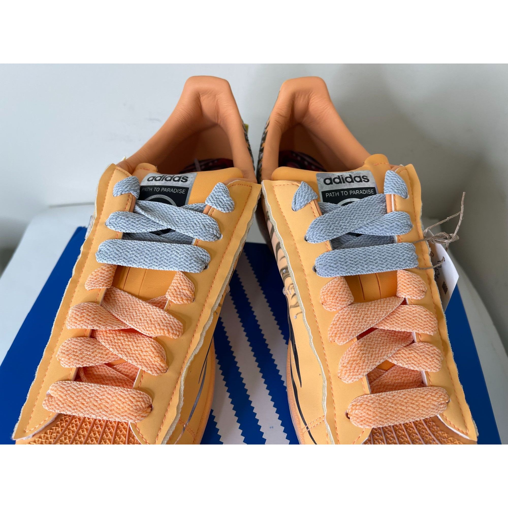 Adidas Adidas Superstar x Hellstar Hazy Orange Mens 12us Size US 12 / EU 45 - 5 Thumbnail