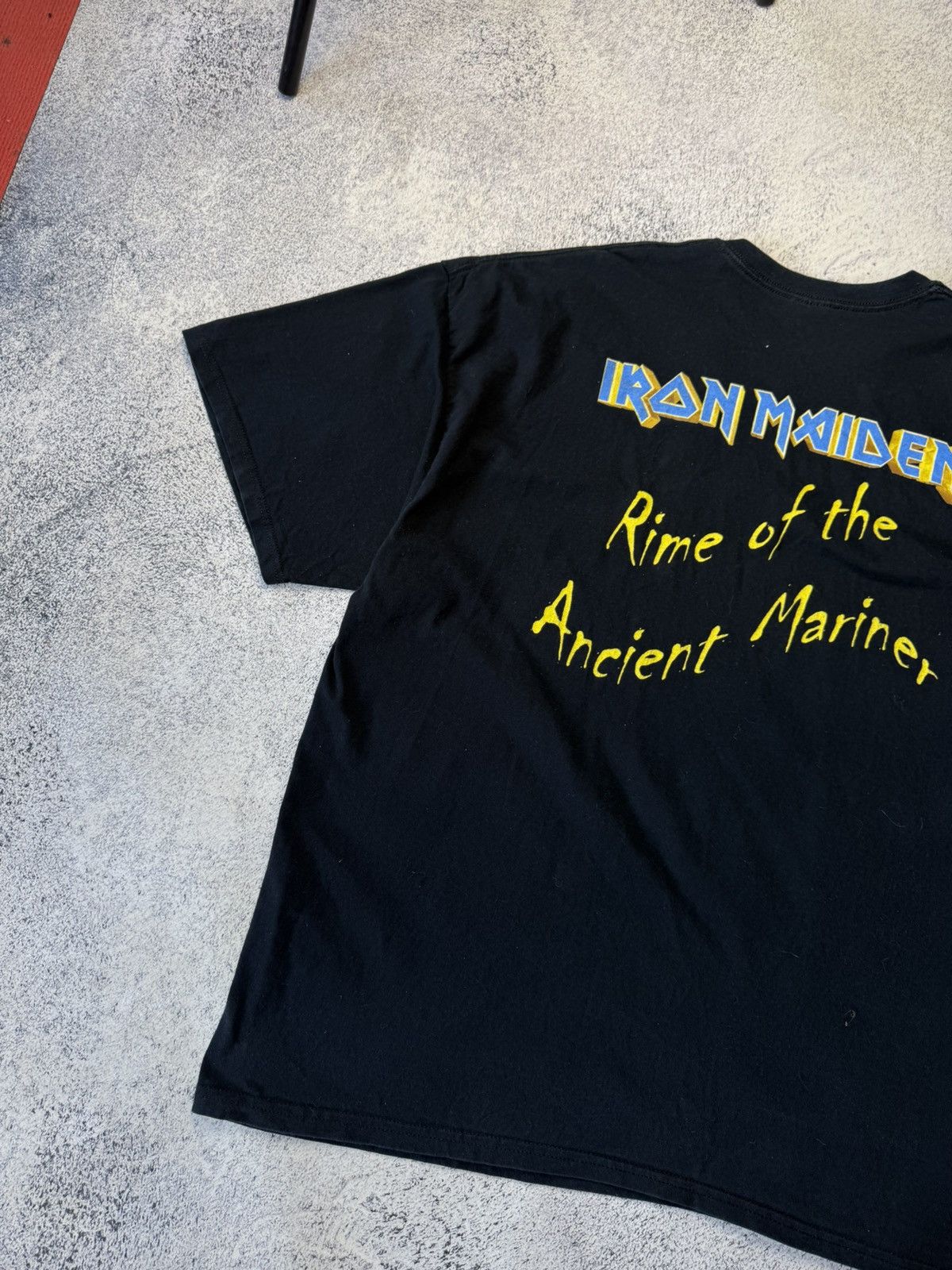 Iron Maiden Vintage Iron Maiden 2008 T Shirt Rime of the Ancient Mariner Size US XXL / EU 58 / 5 - 16 Thumbnail