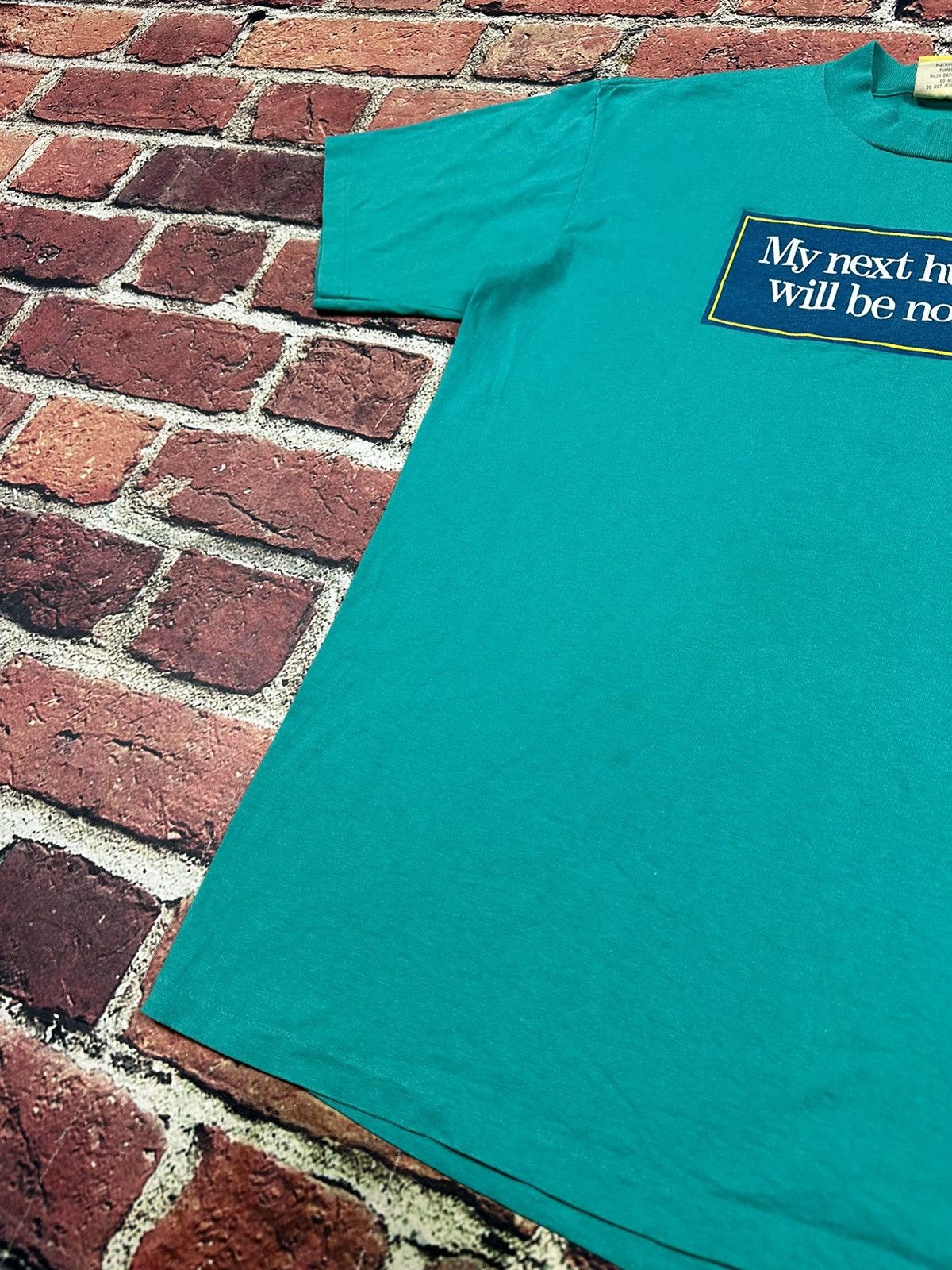Vintage Vintage My Next Husband Will Be Normal T Shirt Funny Wife Size US L / EU 52-54 / 3 - 7 Thumbnail
